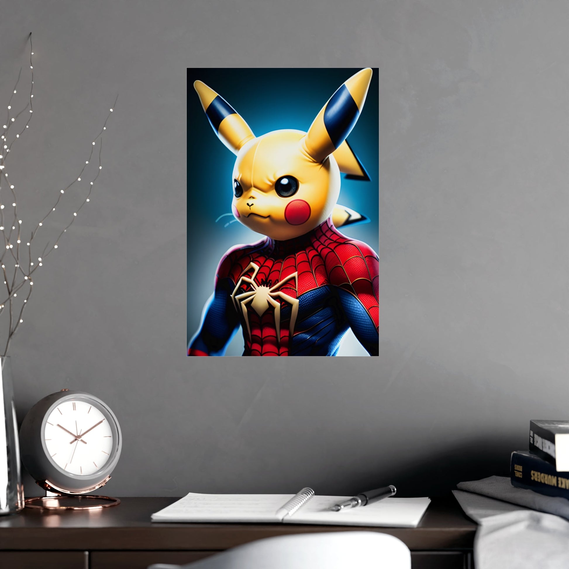 Spiderchu Matte Poster - Pokestalgia LLC