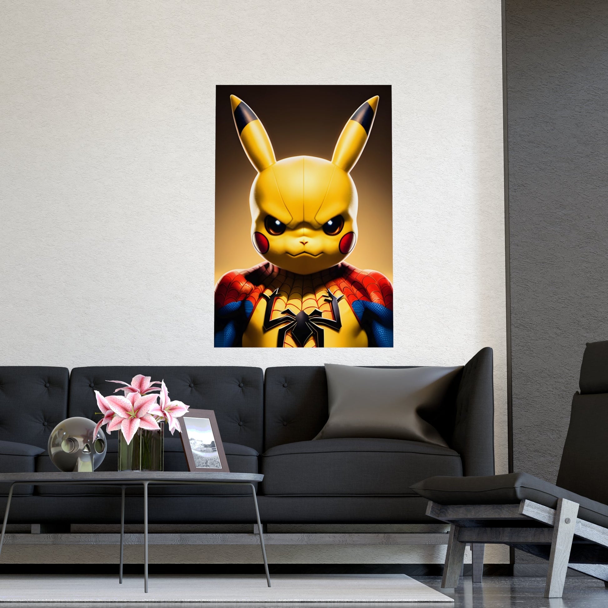 Spiderchu Matte Poster - Pokestalgia LLC
