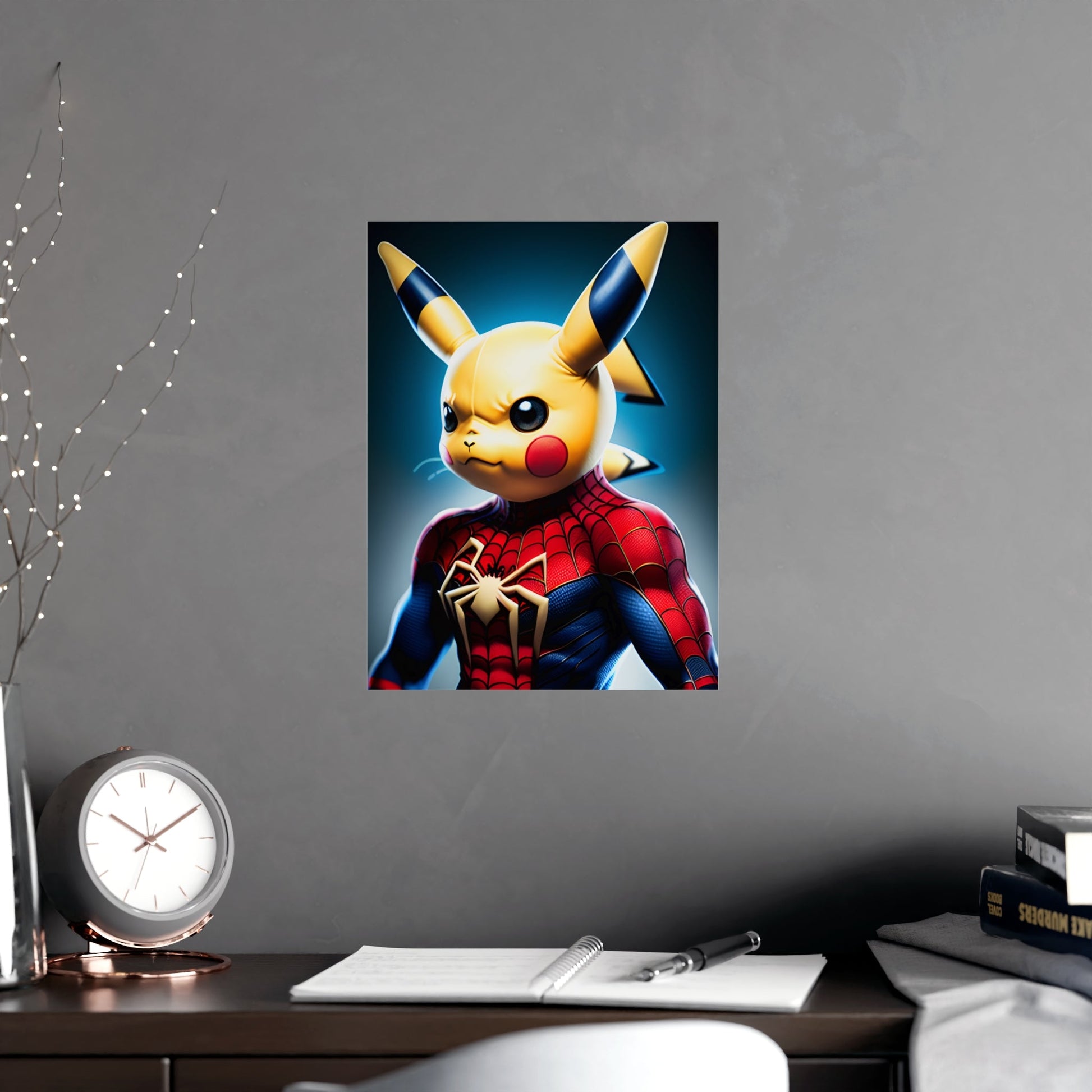 Spiderchu Matte Poster - Pokestalgia LLC