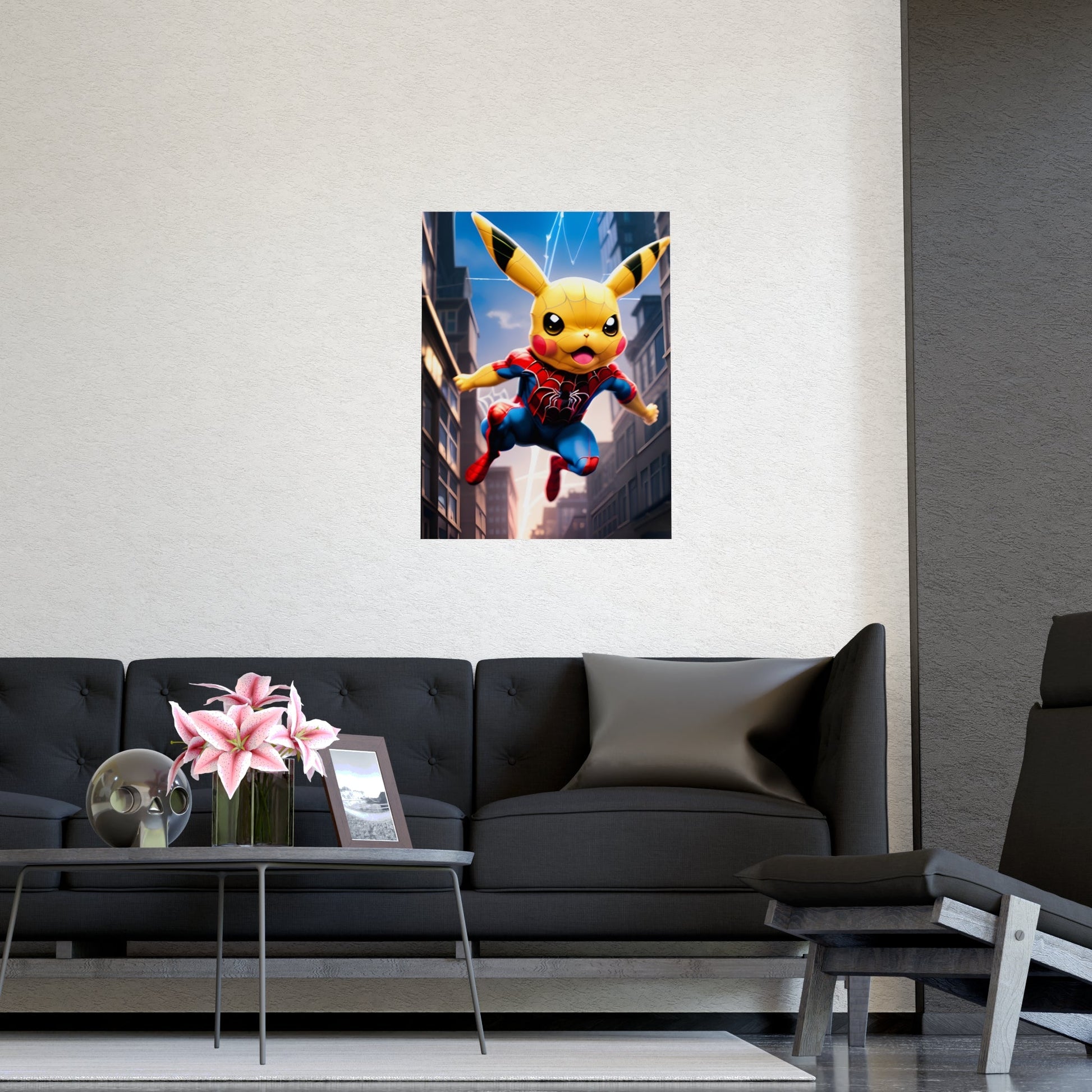 Spiderchu Matte Poster - Pokestalgia LLC