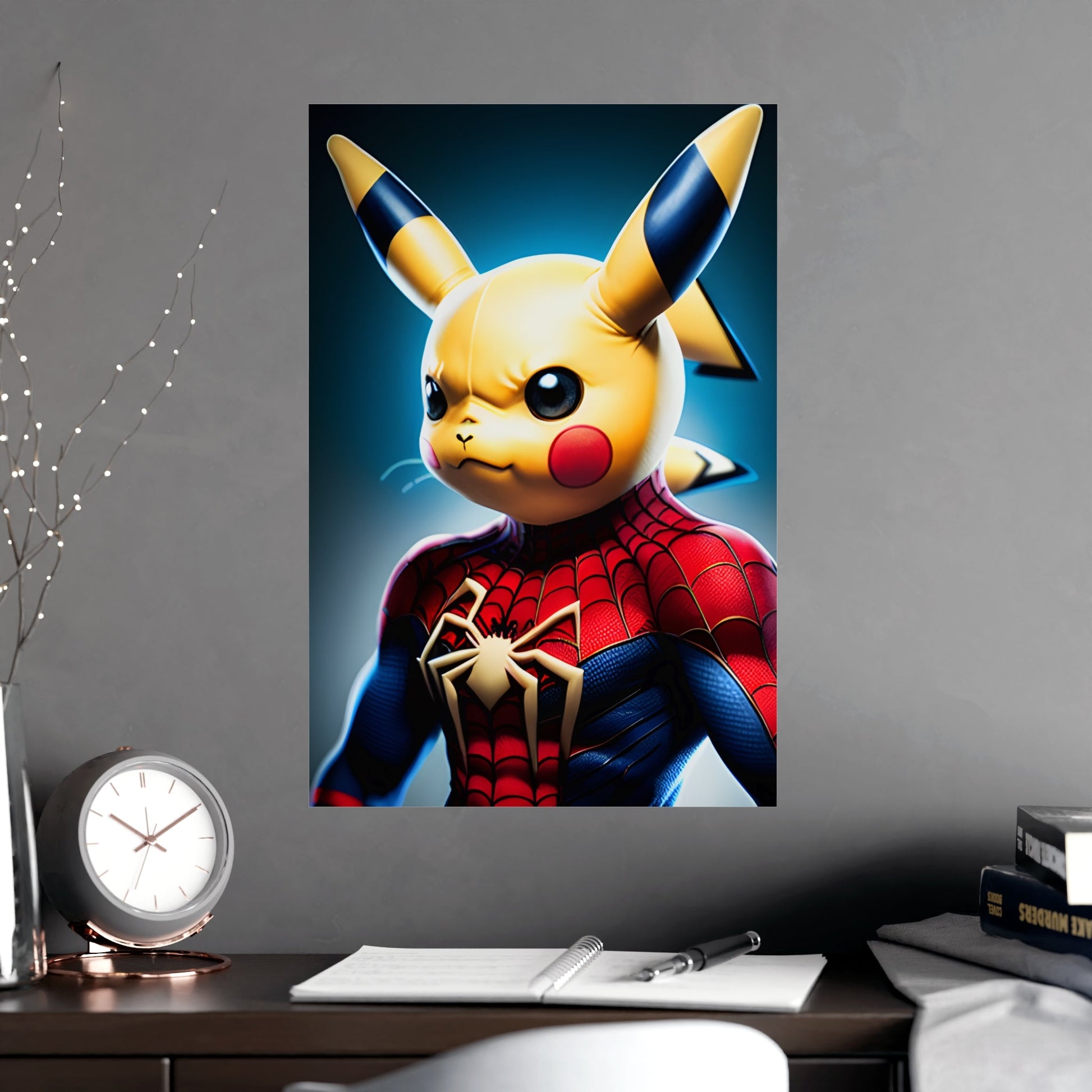 Spiderchu Matte Poster - Pokestalgia LLC