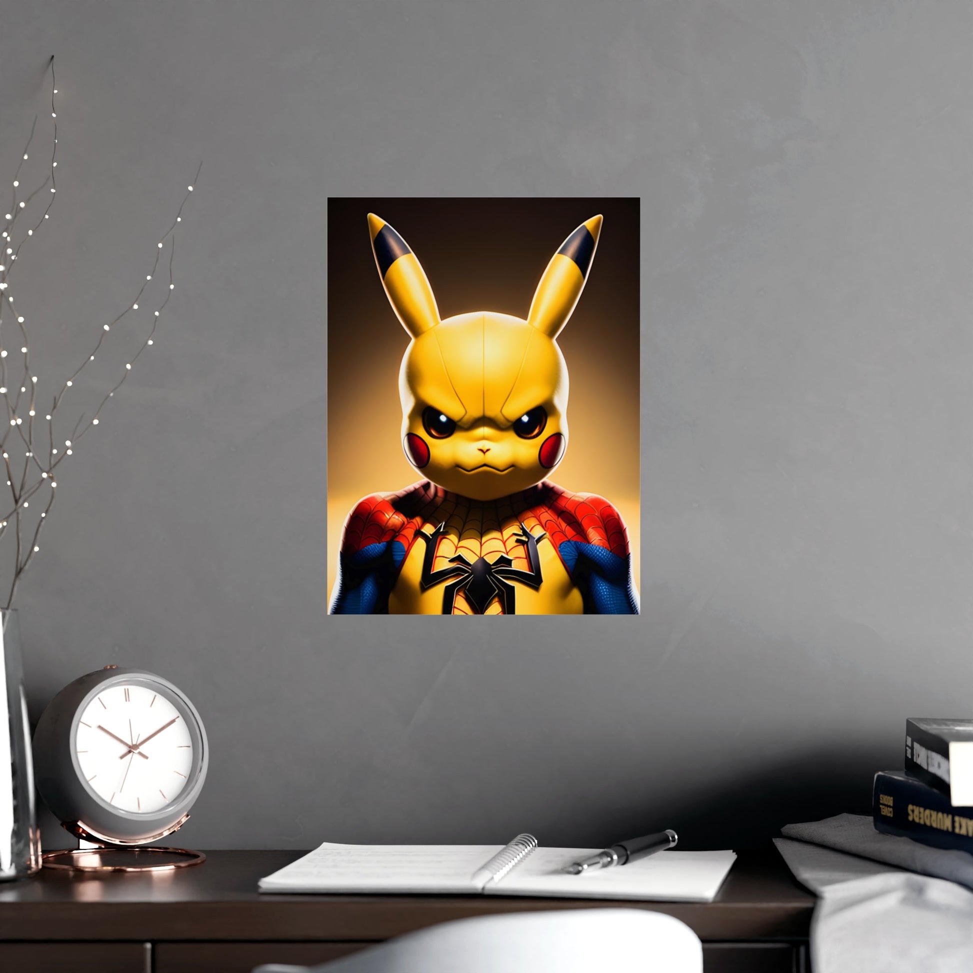 Spiderchu Matte Poster - Pokestalgia LLC