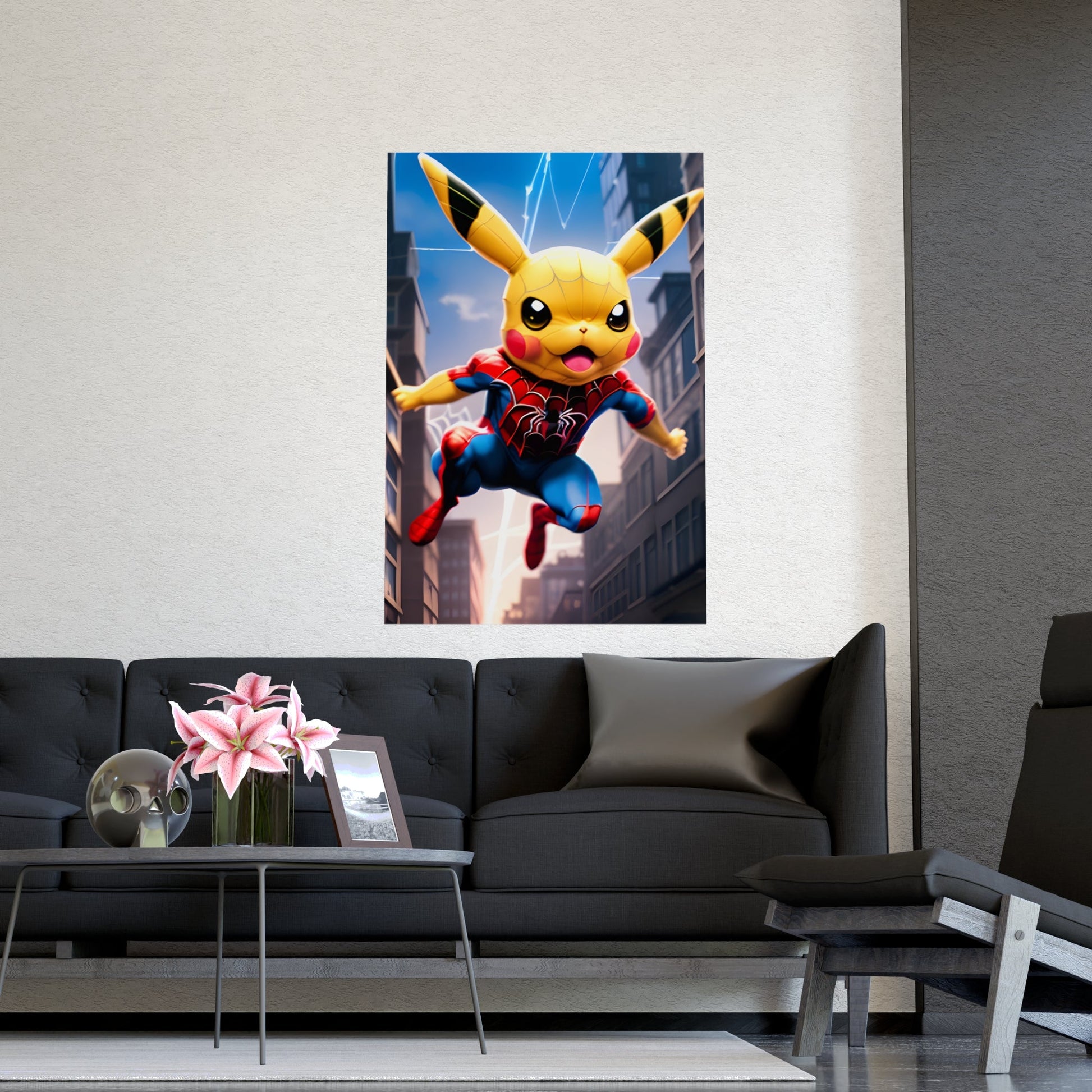 Spiderchu Matte Poster - Pokestalgia LLC