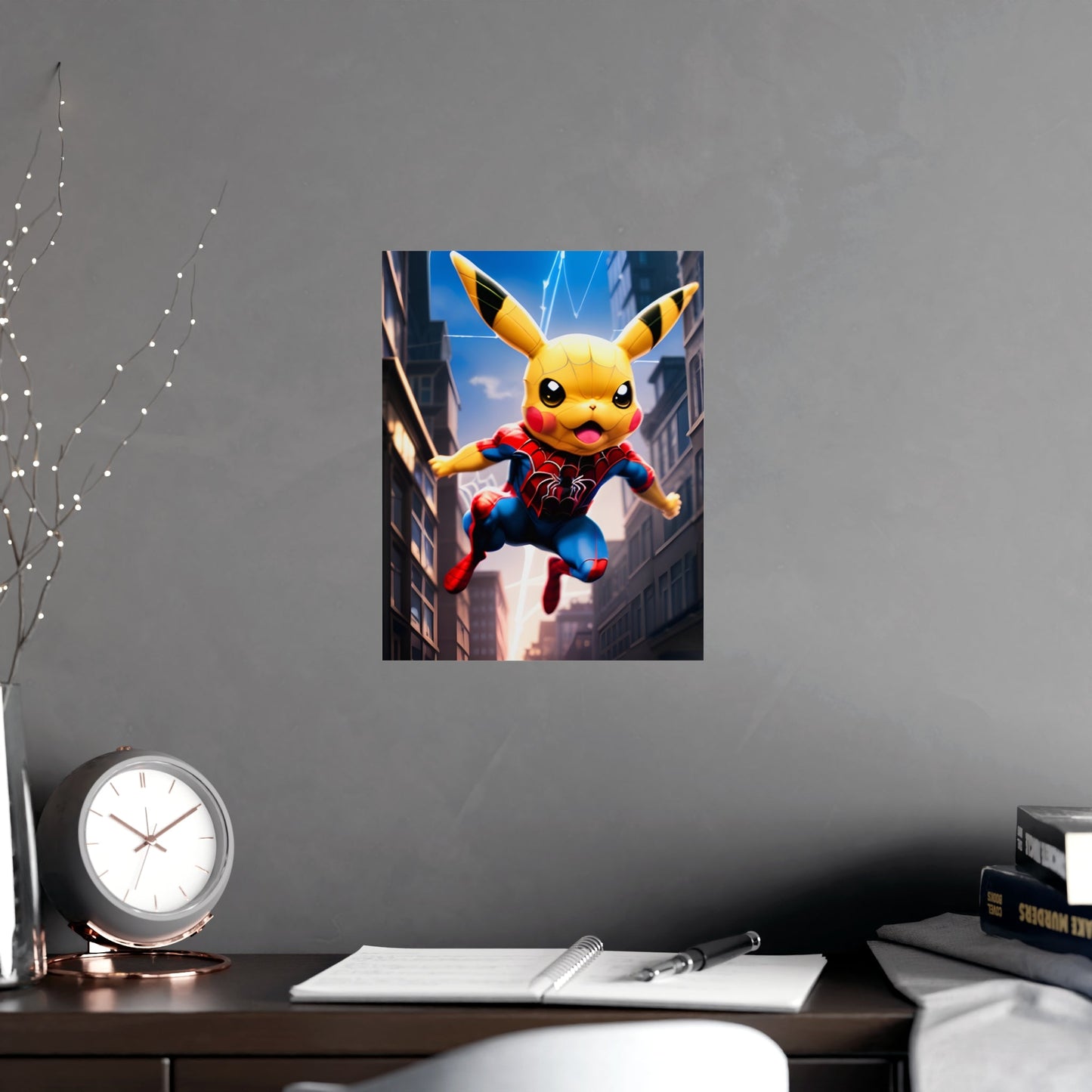 Spiderchu Matte Poster - Pokestalgia LLC