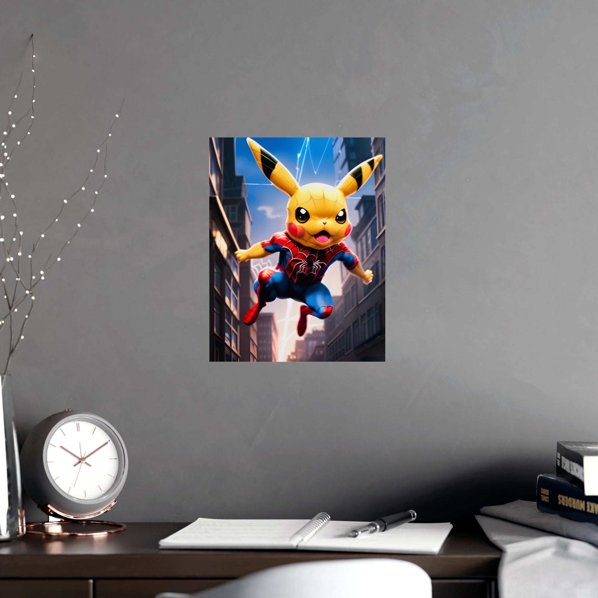 Spiderchu Matte Poster - Pokestalgia LLC