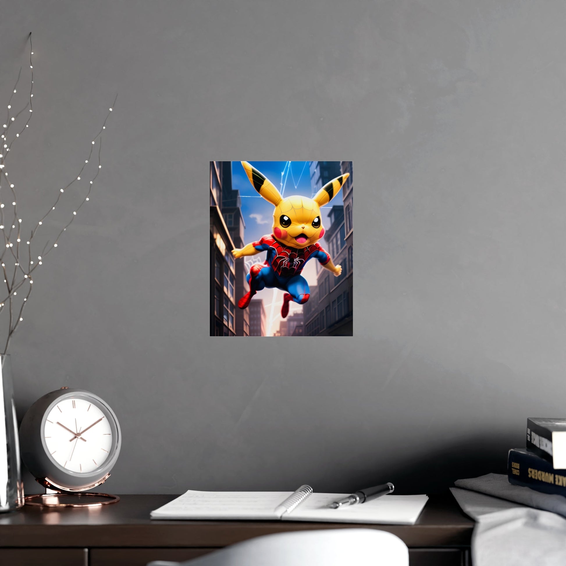 Spiderchu Matte Poster - Pokestalgia LLC