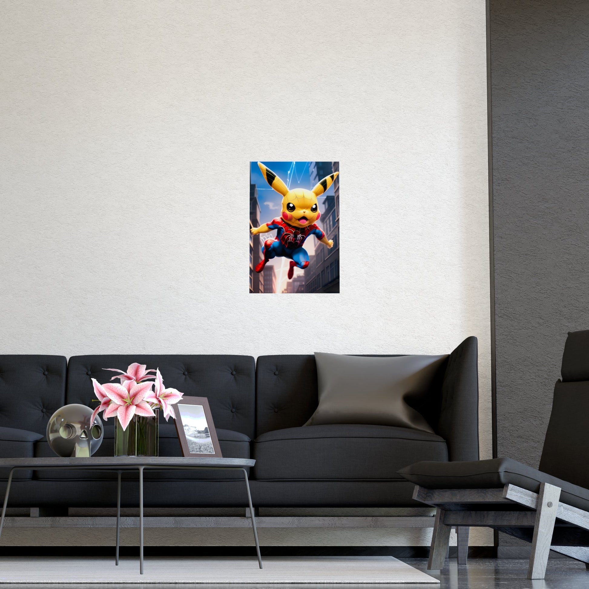 Spiderchu Matte Poster - Pokestalgia LLC
