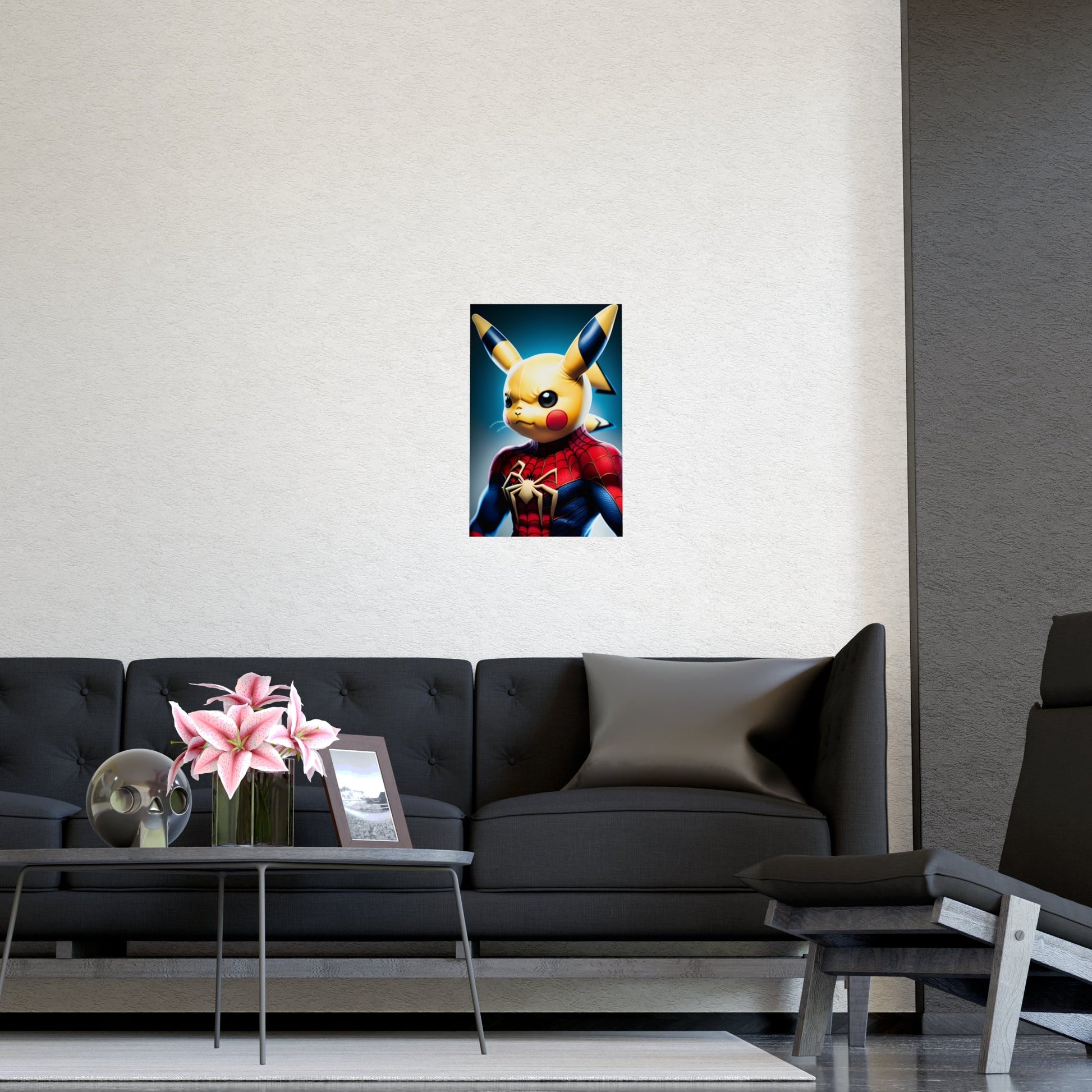 Spiderchu Matte Poster - Pokestalgia LLC