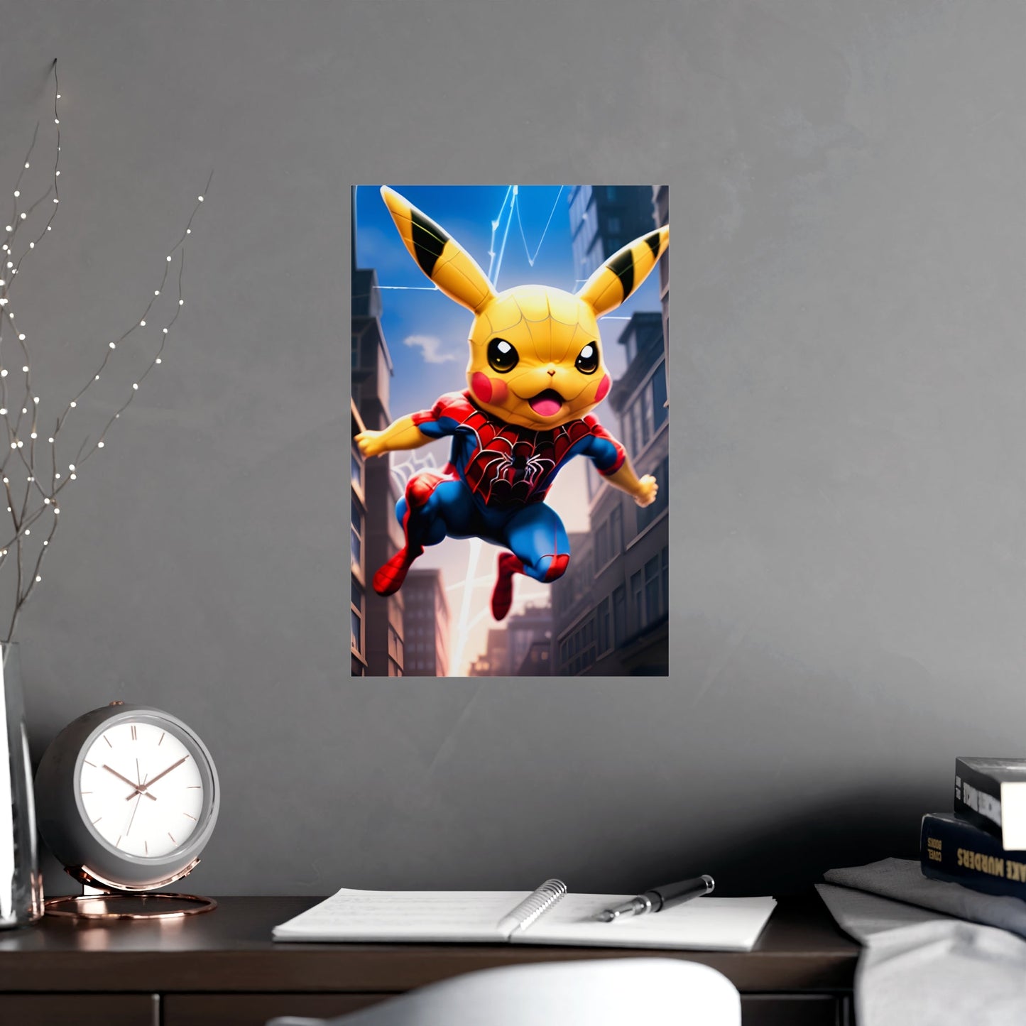 Spiderchu Matte Poster - Pokestalgia LLC