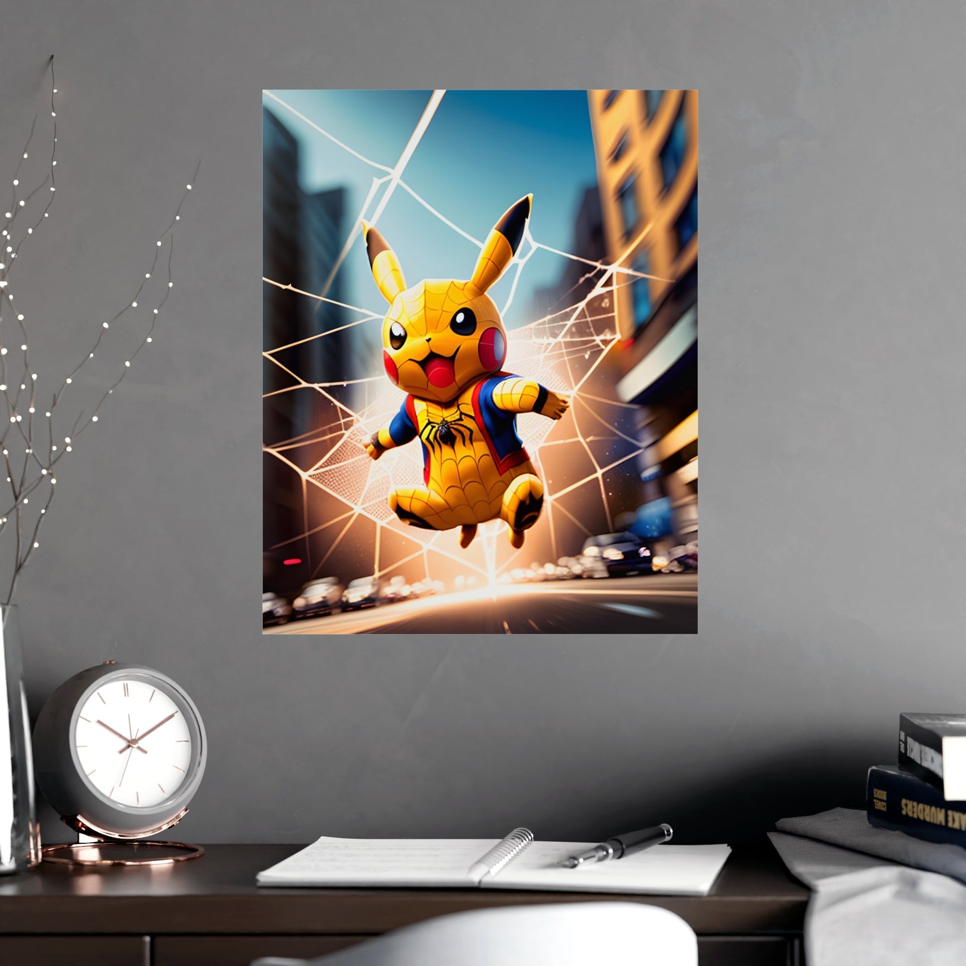 Spiderchu Matte Poster - Pokestalgia LLC
