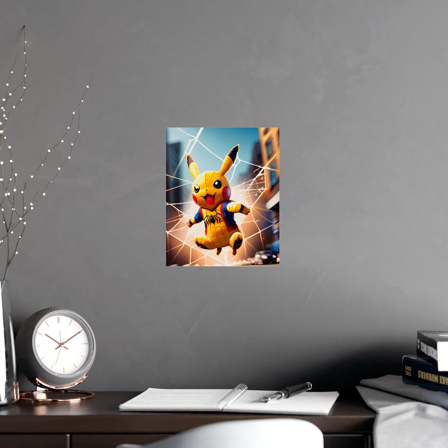 Spiderchu Matte Poster - Pokestalgia LLC