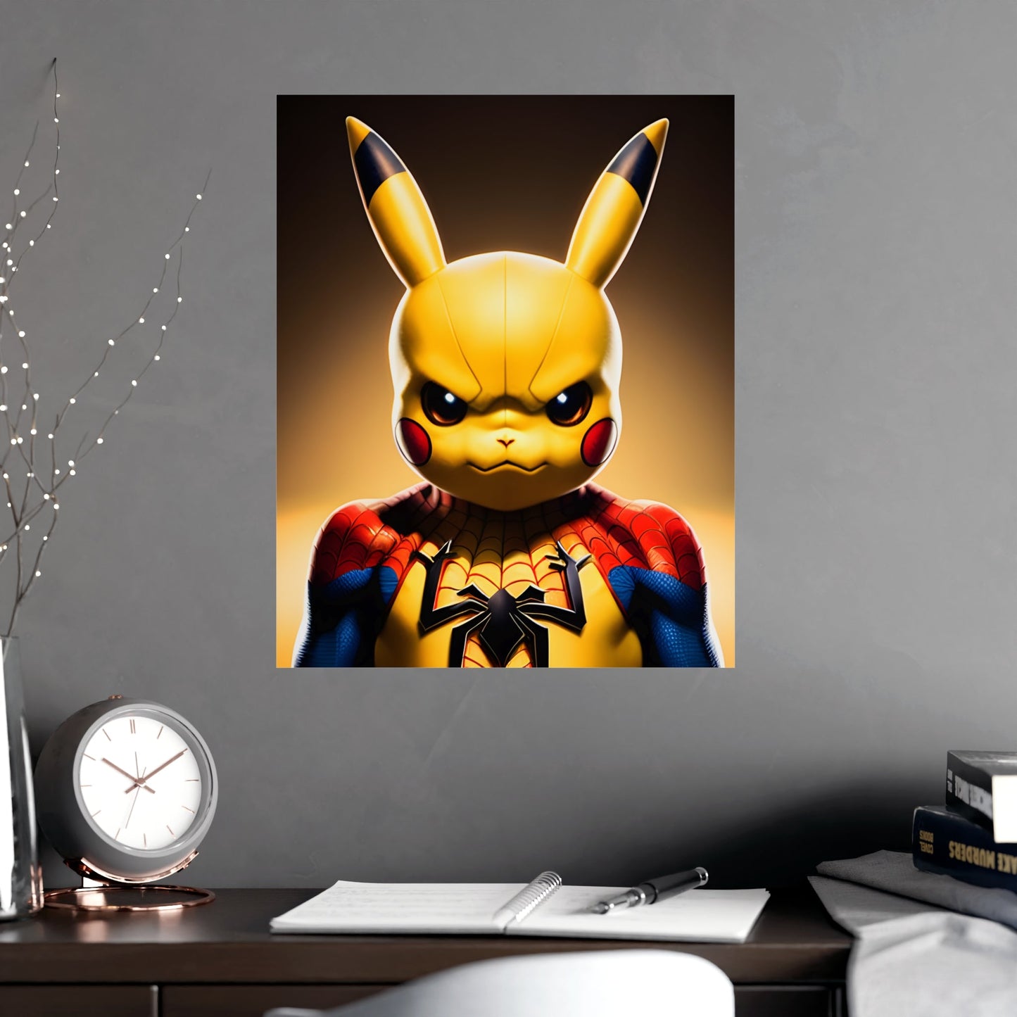 Spiderchu Matte Poster - Pokestalgia LLC