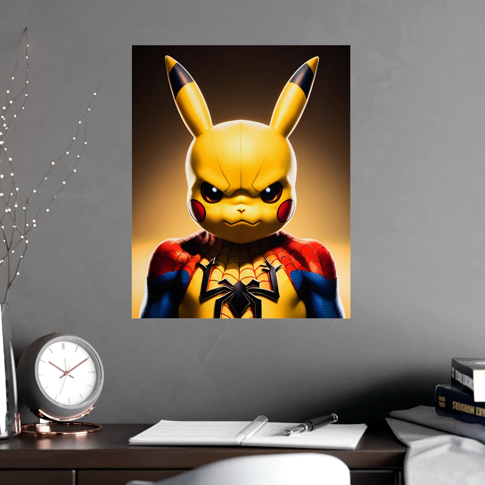 Spiderchu Matte Poster - Pokestalgia LLC
