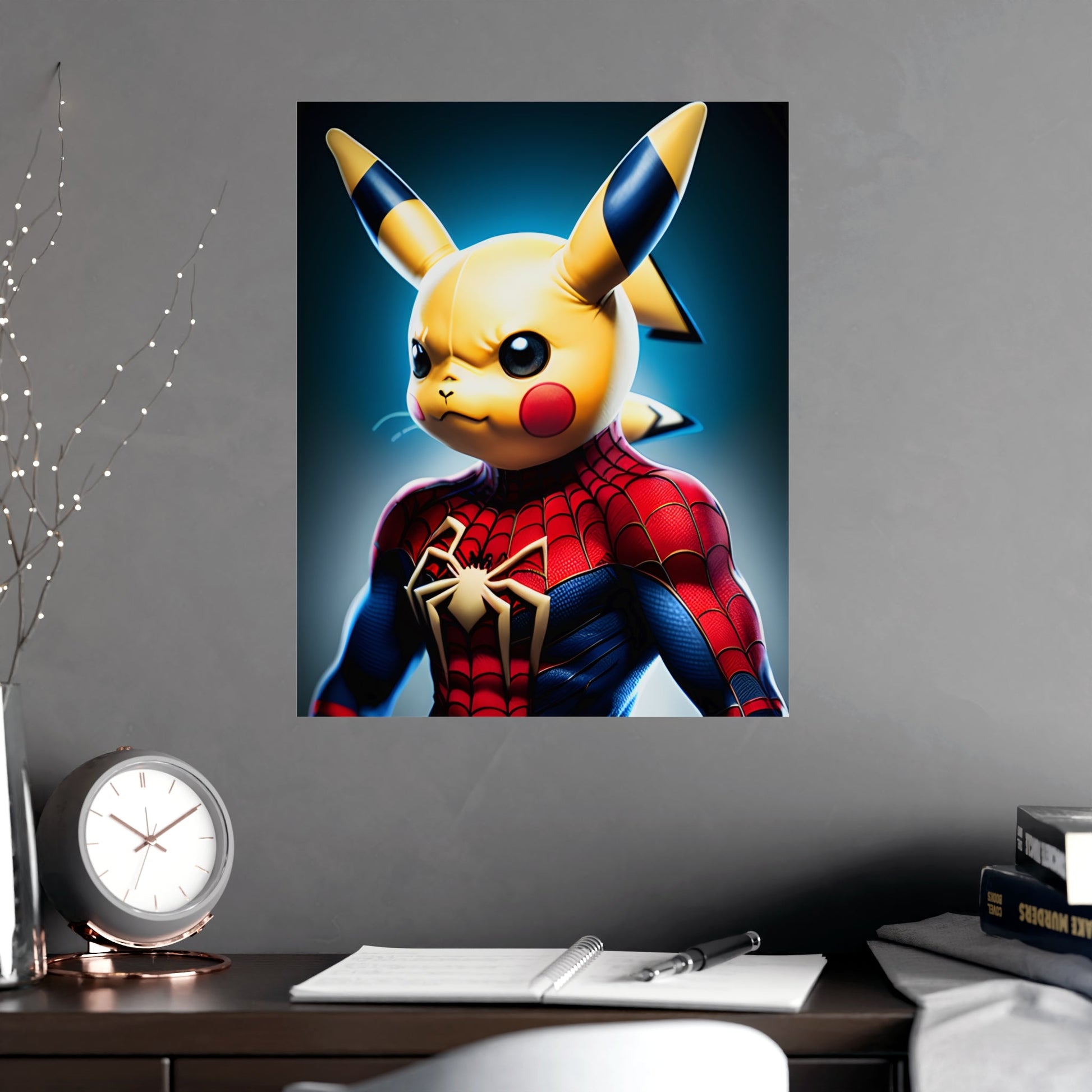 Spiderchu Matte Poster - Pokestalgia LLC