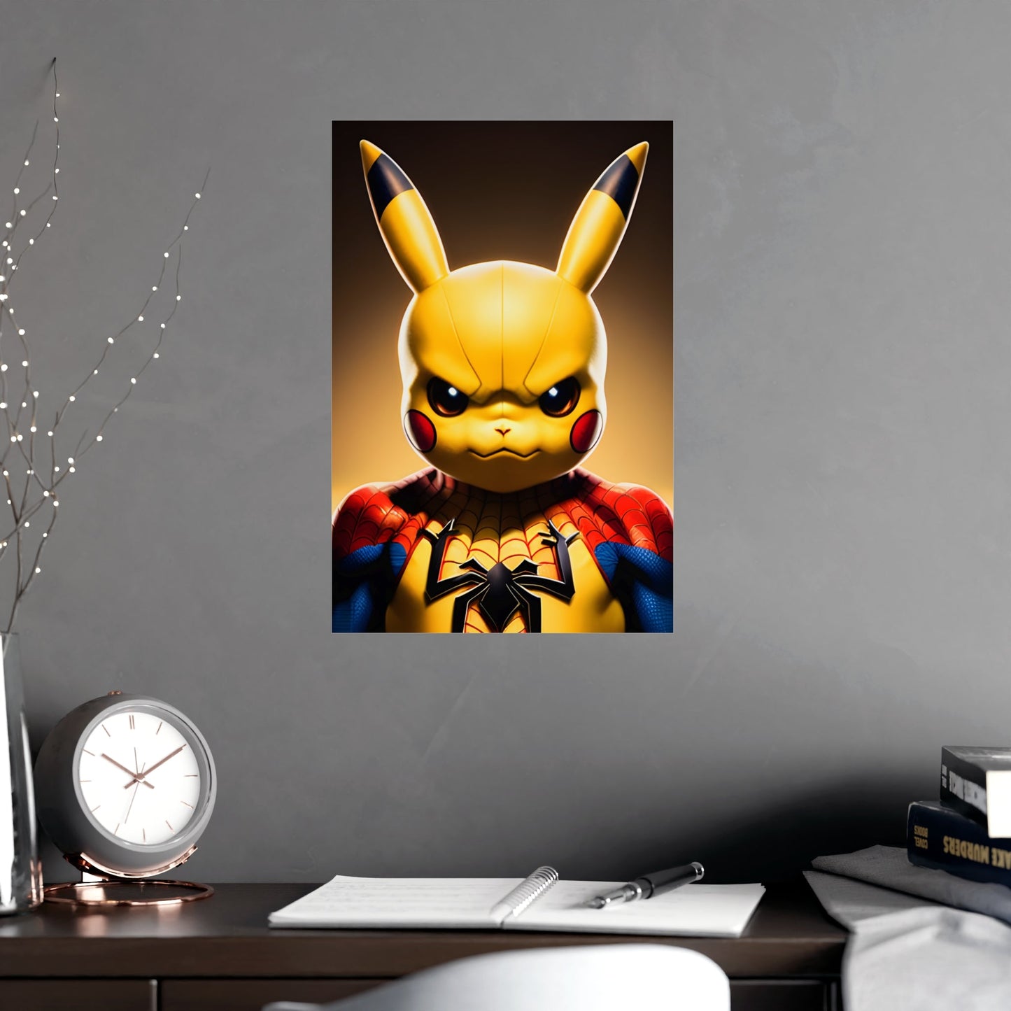 Spiderchu Matte Poster - Pokestalgia LLC