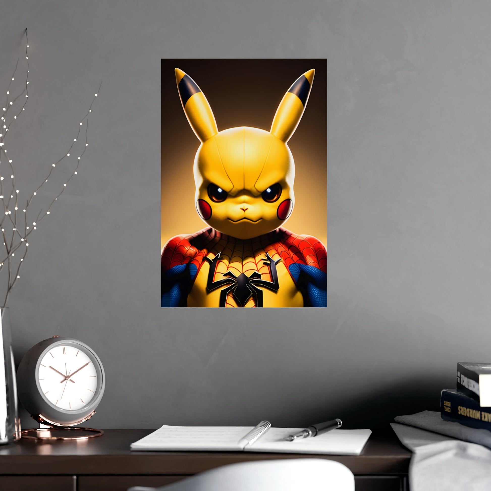 Spiderchu Matte Poster - Pokestalgia LLC