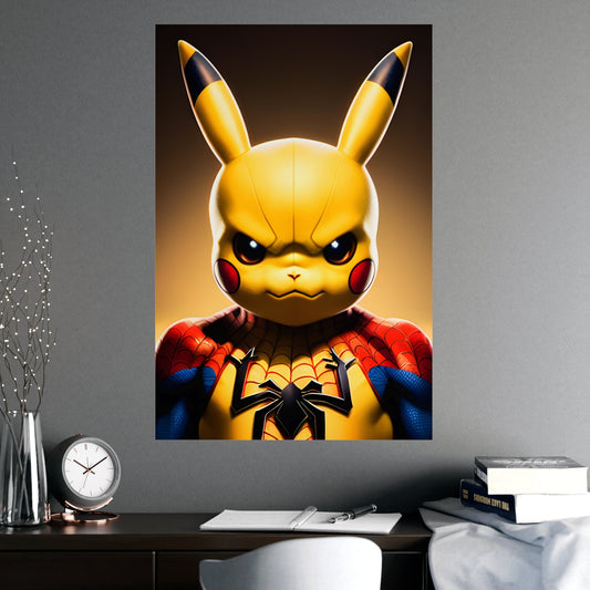 Spiderchu Matte Poster - Pokestalgia LLC