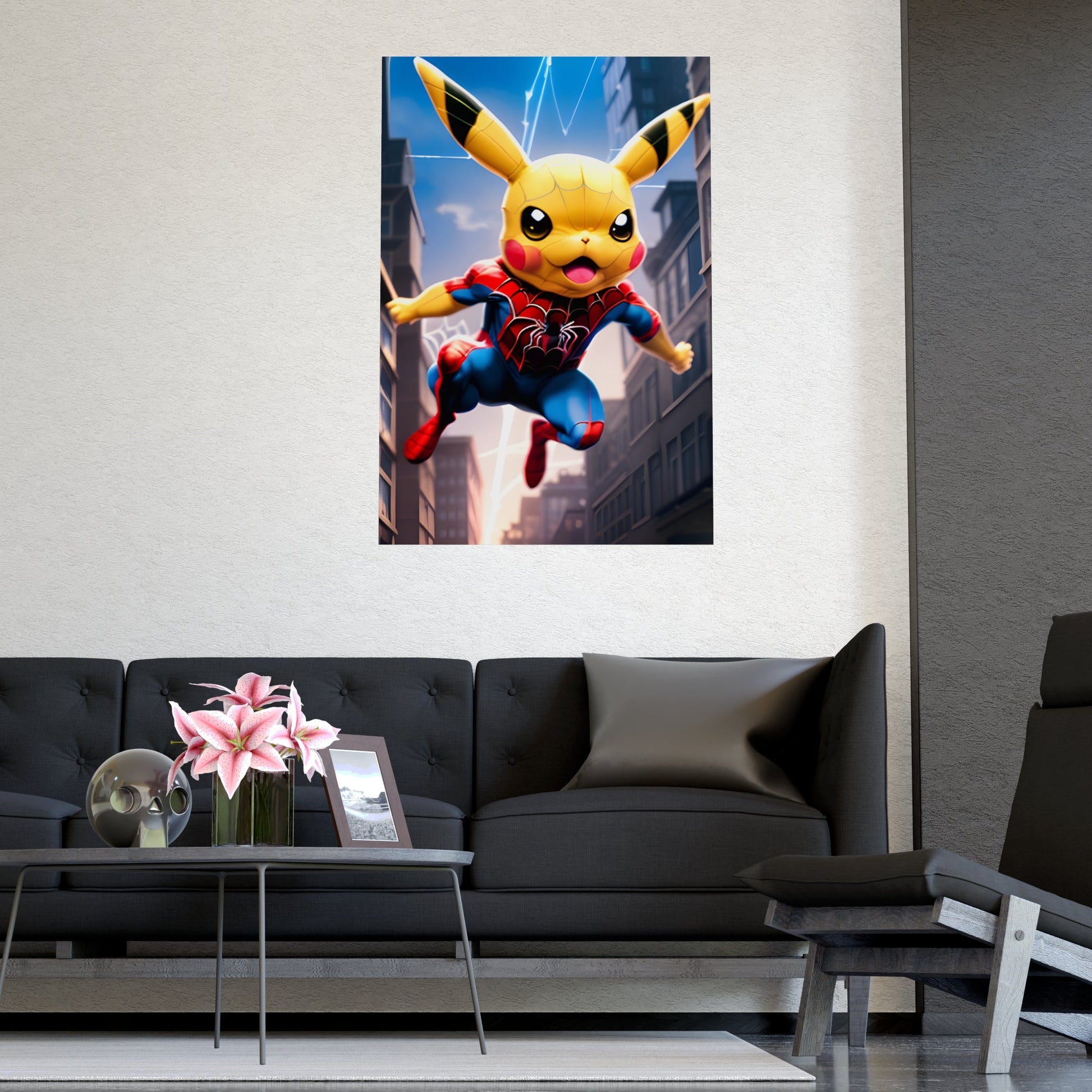 Spiderchu Matte Poster - Pokestalgia LLC