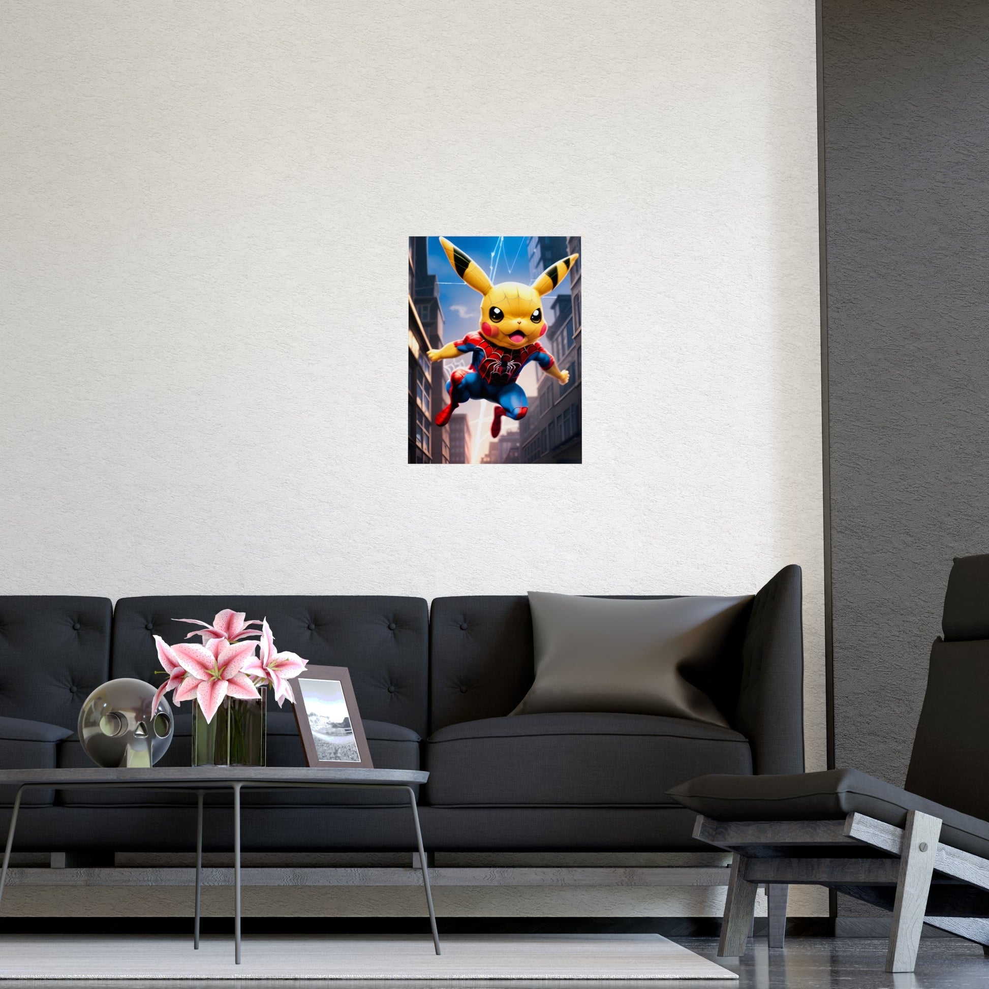 Spiderchu Matte Poster - Pokestalgia LLC