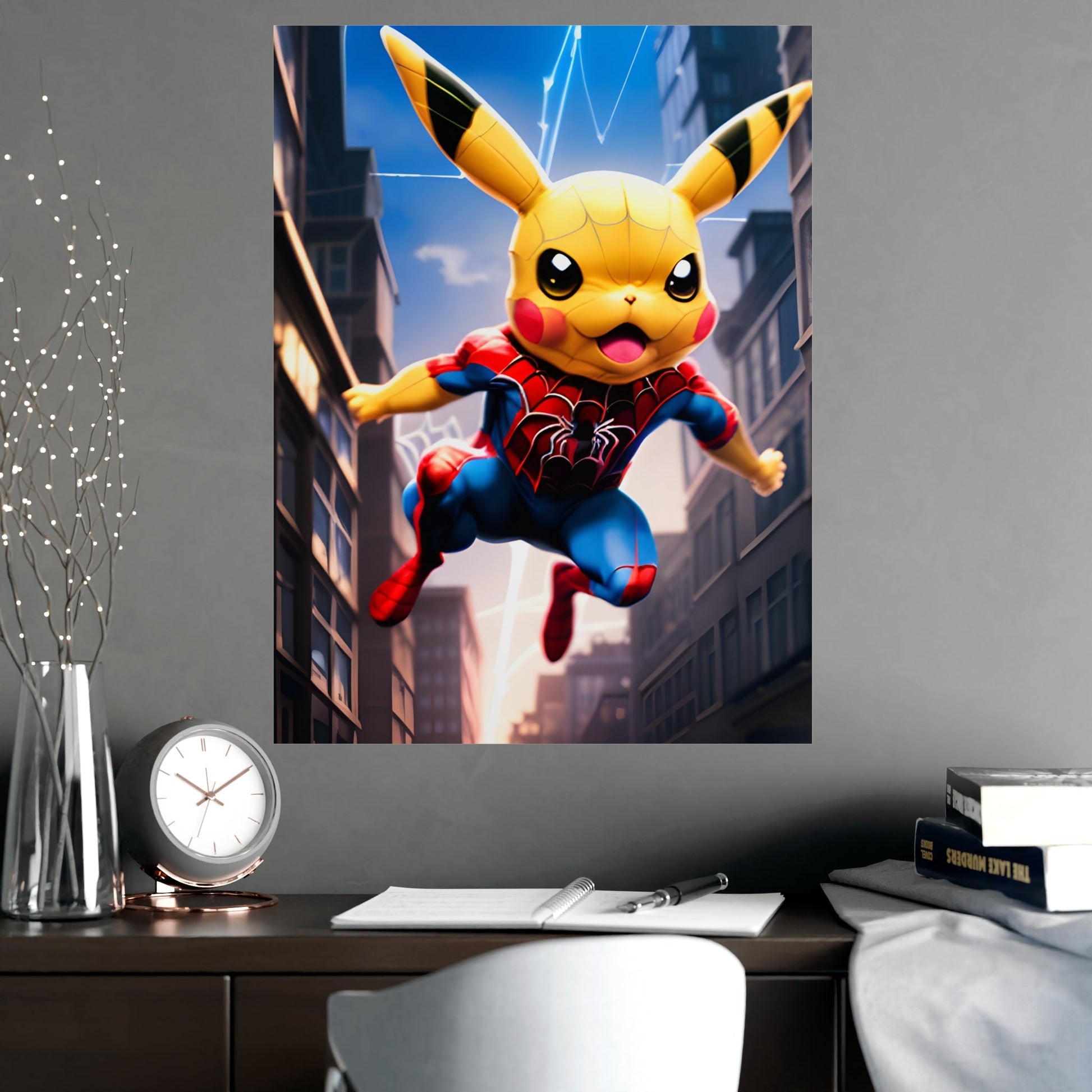 Spiderchu Matte Poster - Pokestalgia LLC