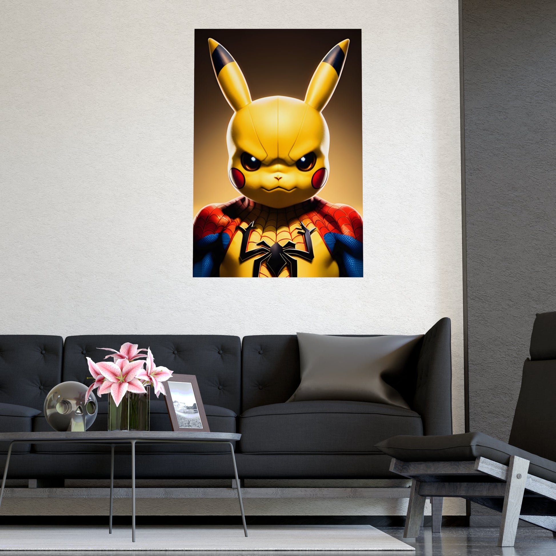 Spiderchu Matte Poster - Pokestalgia LLC