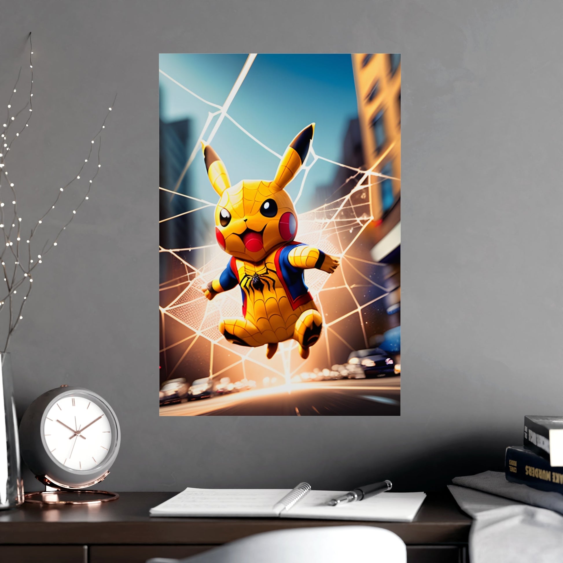 Spiderchu Matte Poster - Pokestalgia LLC