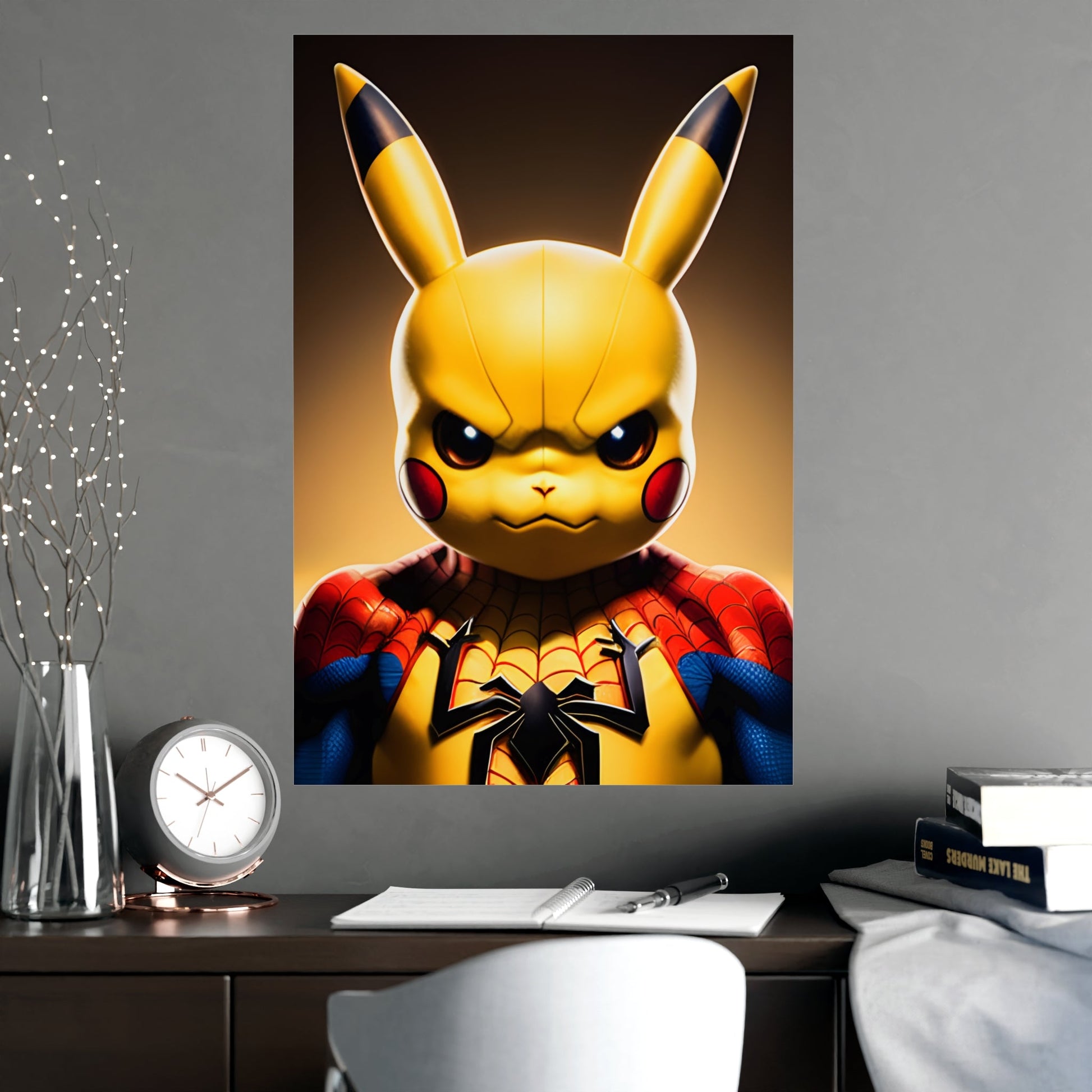 Spiderchu Matte Poster - Pokestalgia LLC