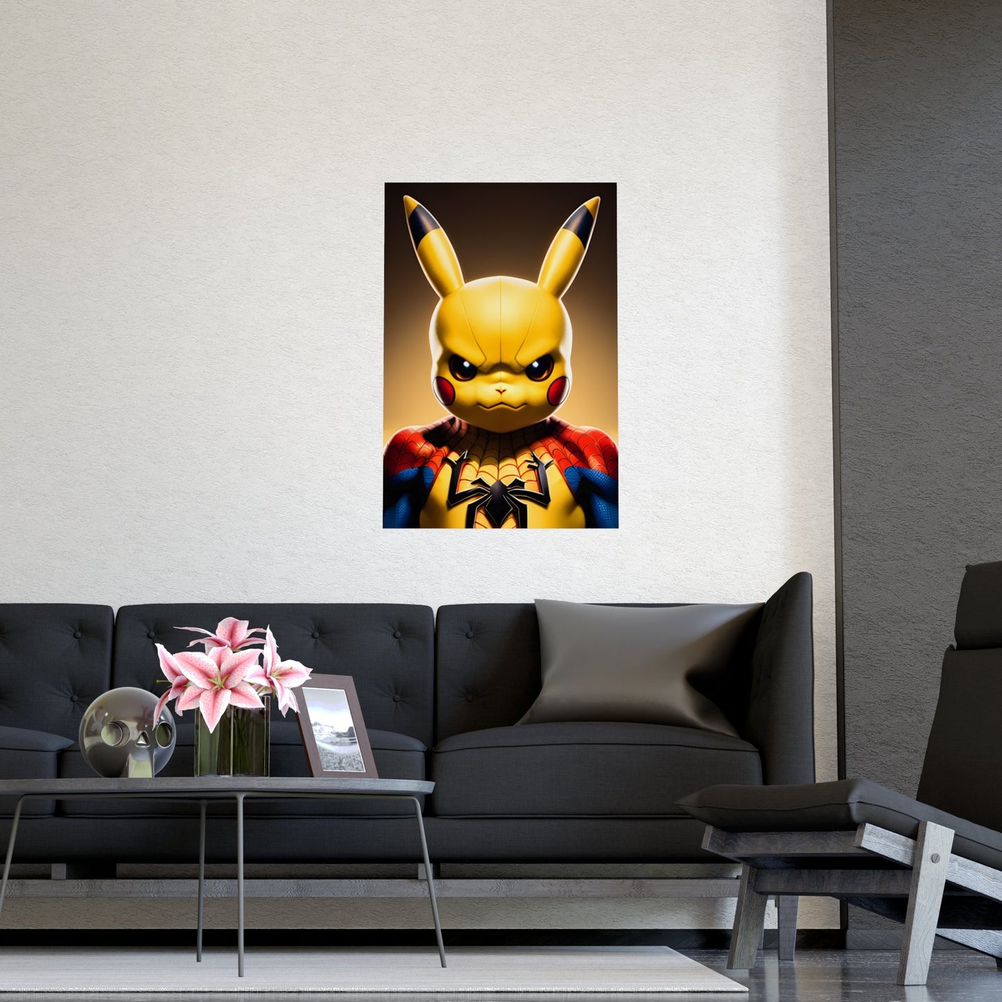 Spiderchu Matte Poster - Pokestalgia LLC
