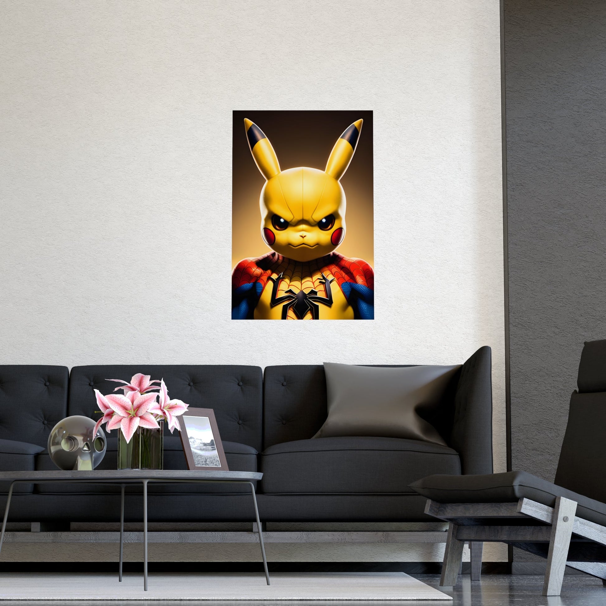 Spiderchu Matte Poster - Pokestalgia LLC