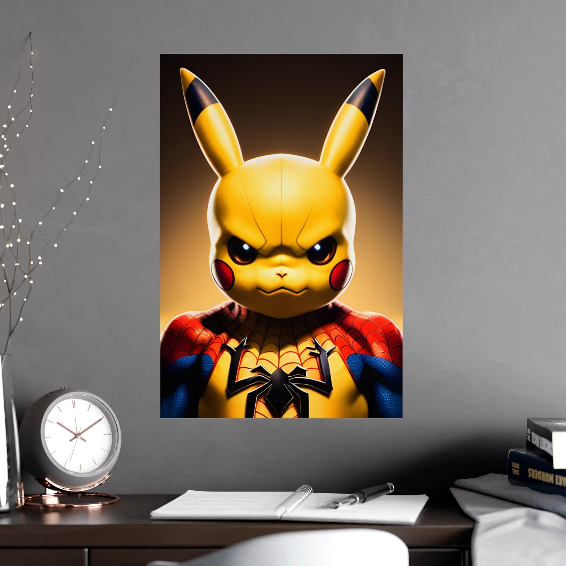 Spiderchu Matte Poster - Pokestalgia LLC