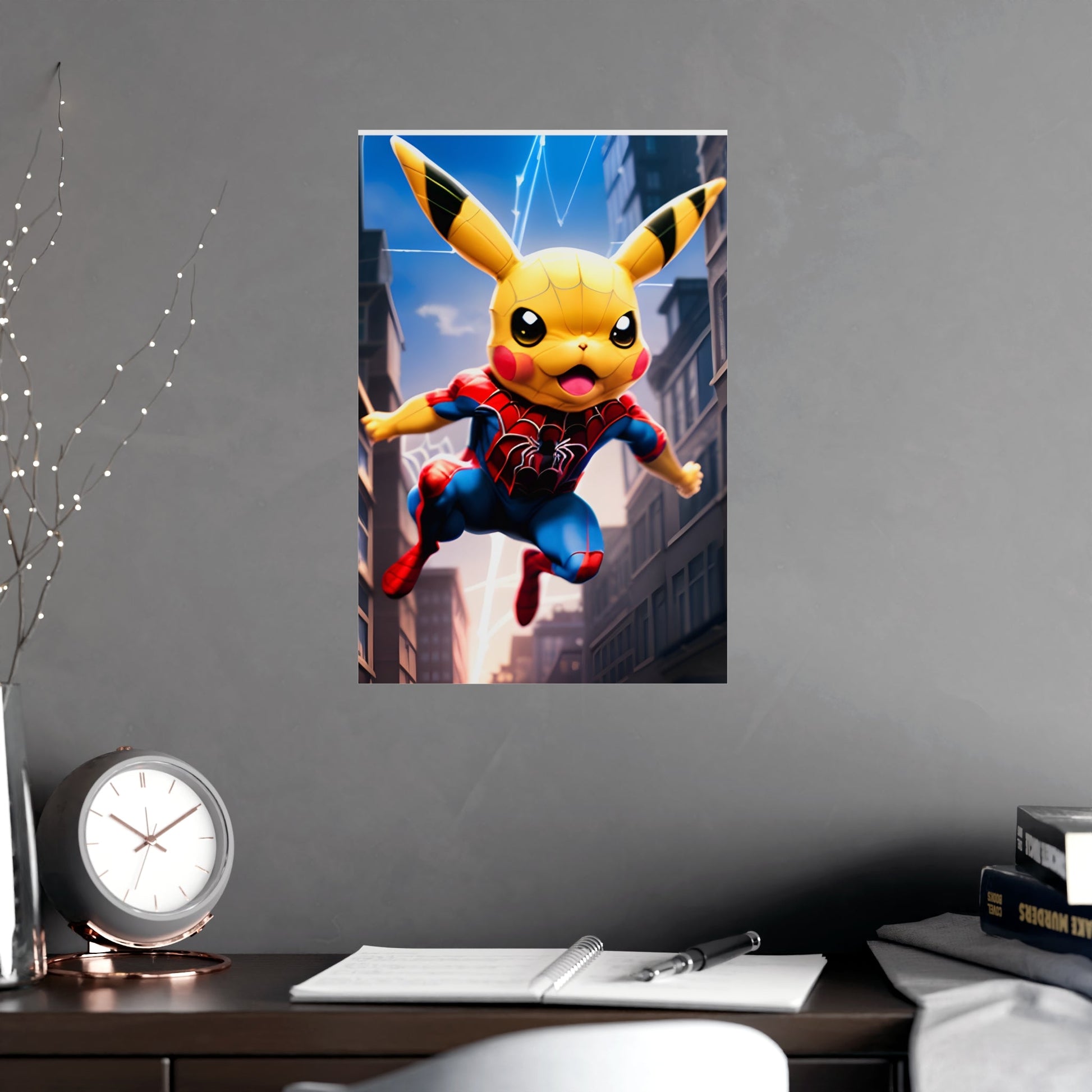 Spiderchu Matte Poster - Pokestalgia LLC