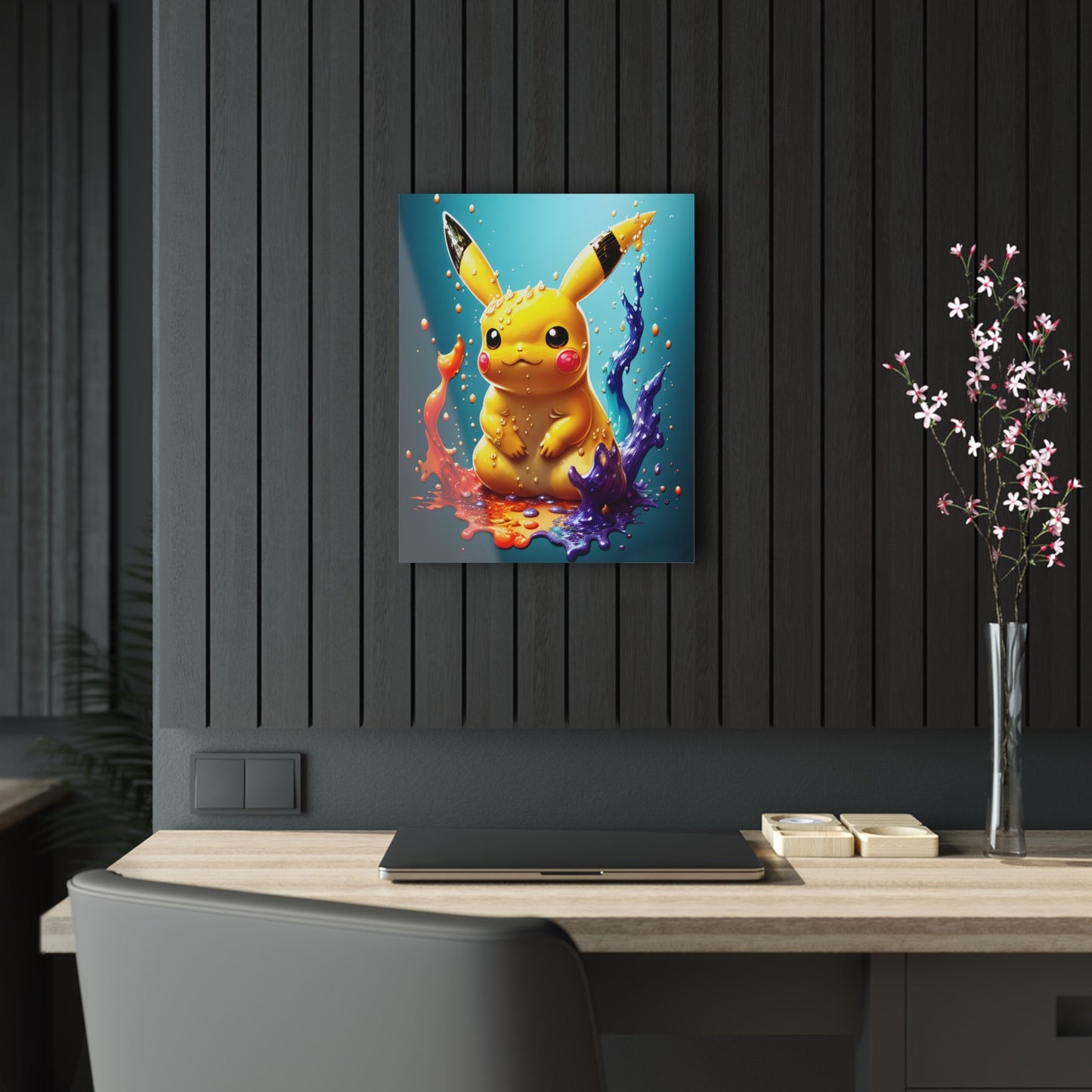 Splendorous Spatter Acrylic Prints - Pokestalgia LLC