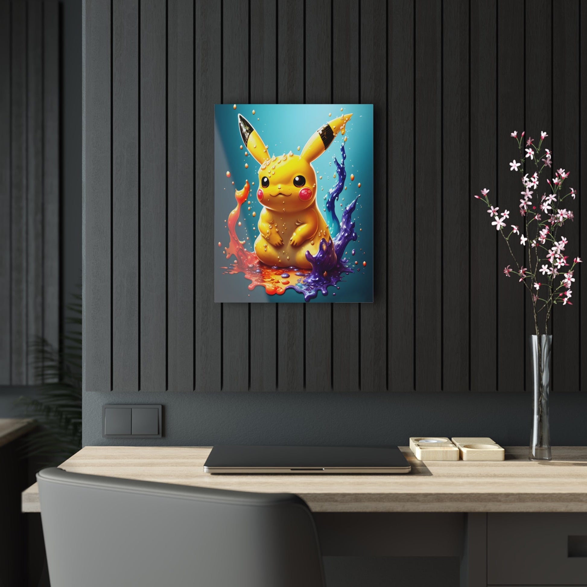 Splendorous Spatter Acrylic Prints - Pokestalgia LLC