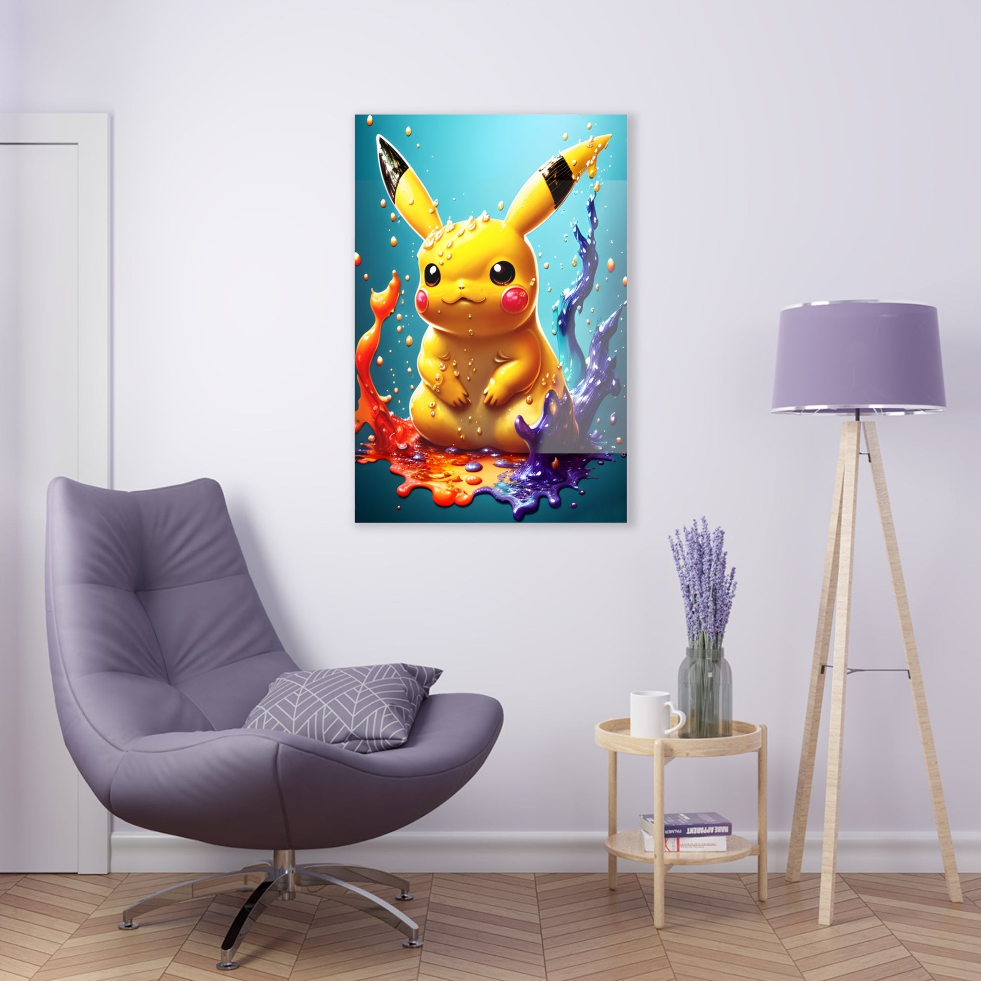 Splendorous Spatter Acrylic Prints - Pokestalgia LLC