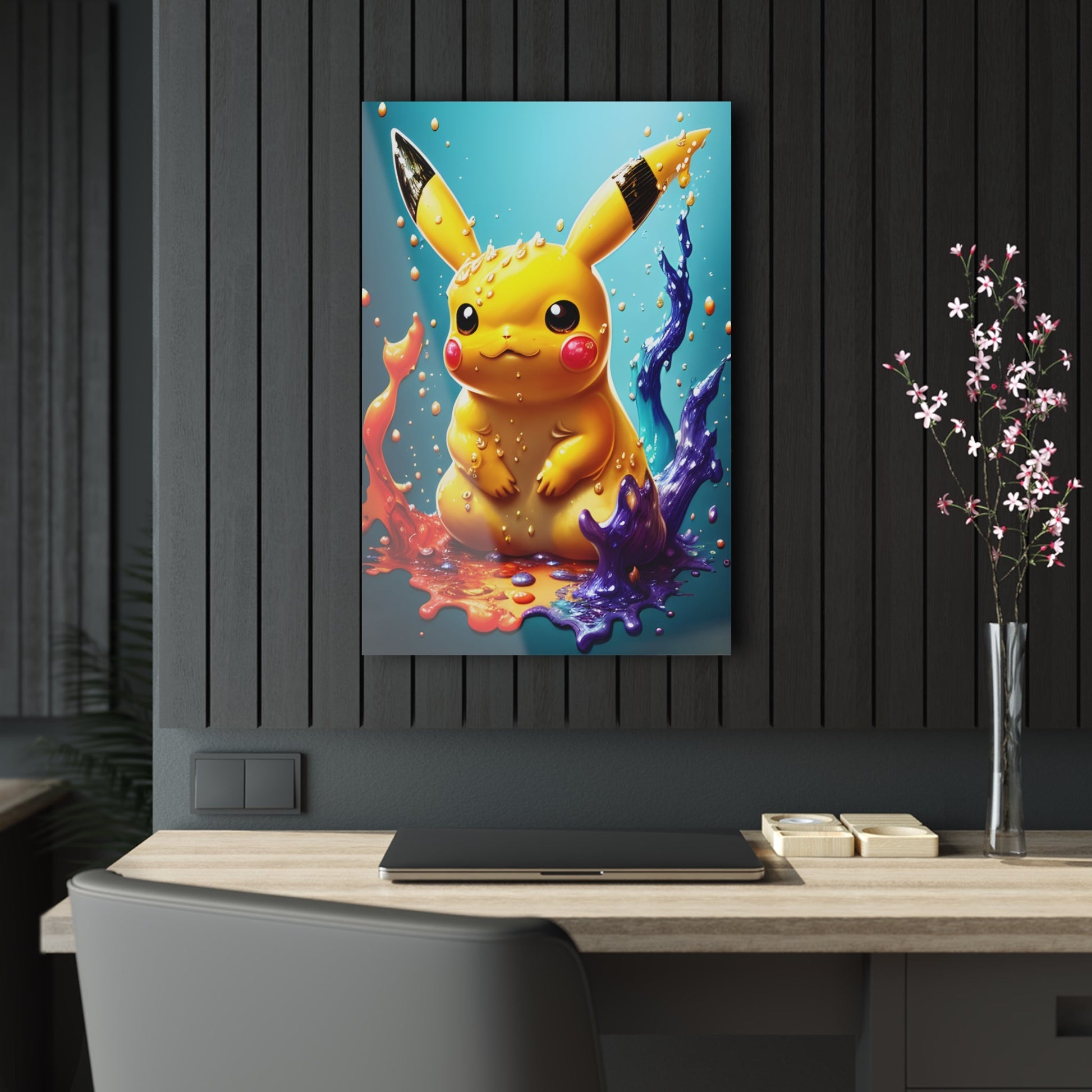 Splendorous Spatter Acrylic Prints - Pokestalgia LLC