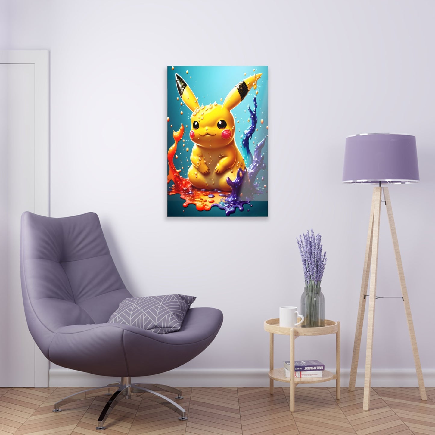 Splendorous Spatter Acrylic Prints - Pokestalgia LLC