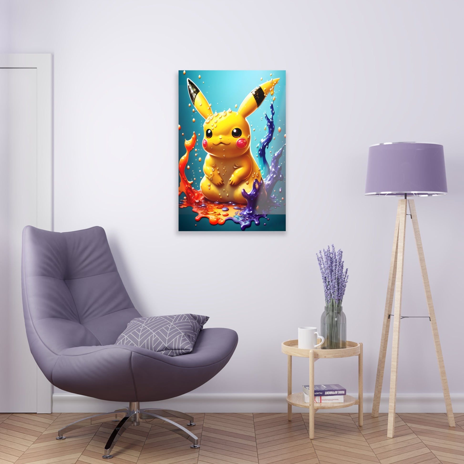 Splendorous Spatter Acrylic Prints - Pokestalgia LLC