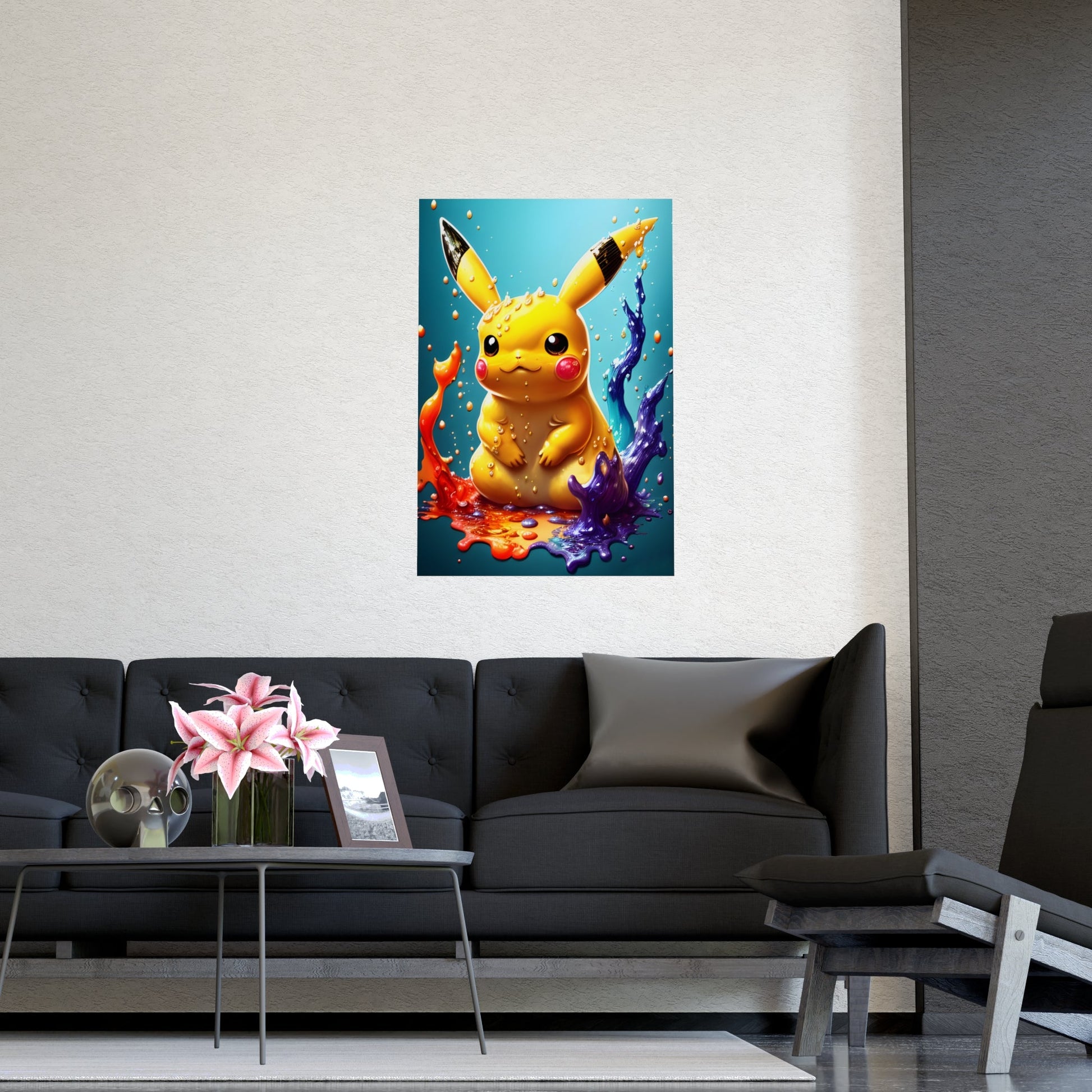 Splendorous Spatter Matte Poster - Pokestalgia LLC