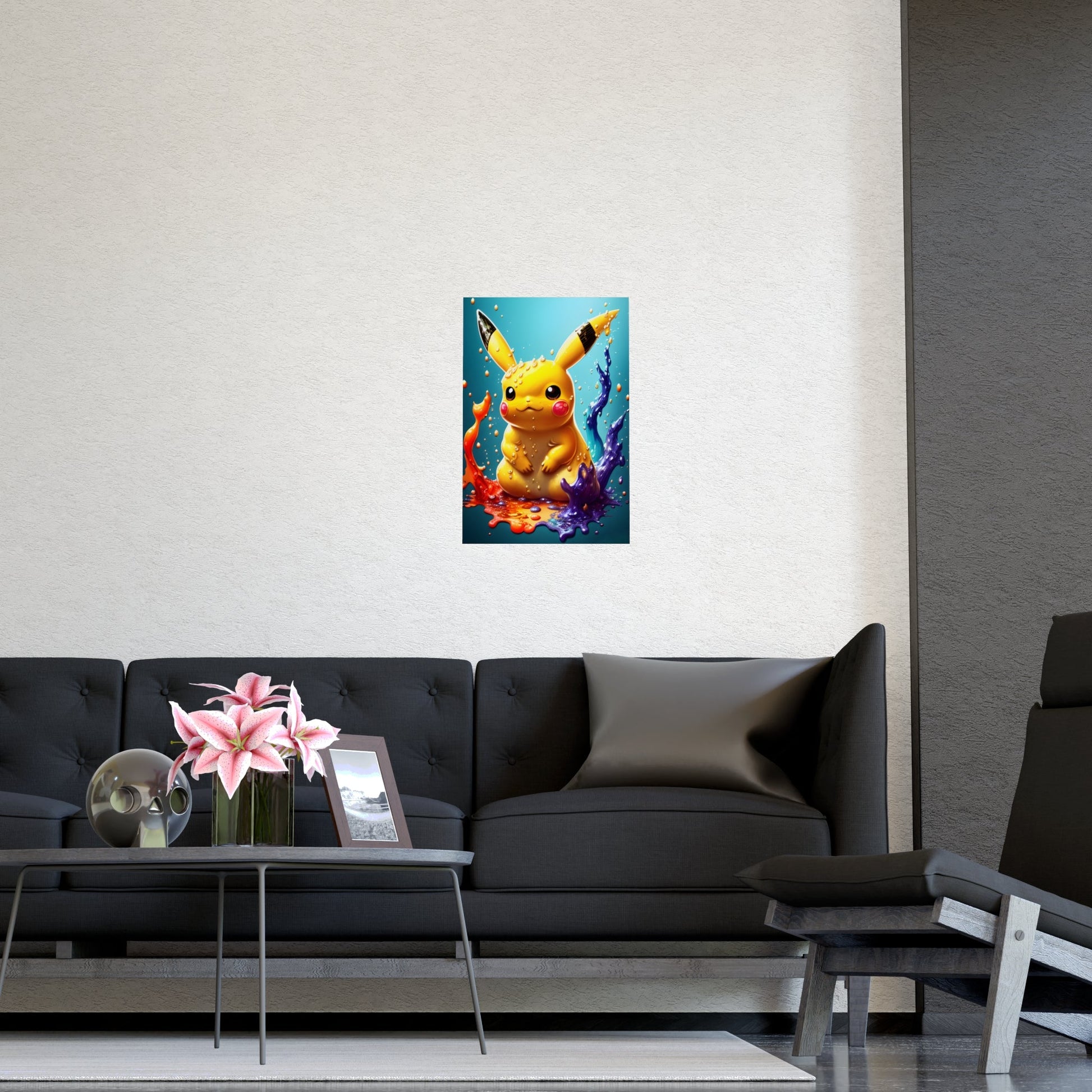 Splendorous Spatter Matte Poster - Pokestalgia LLC