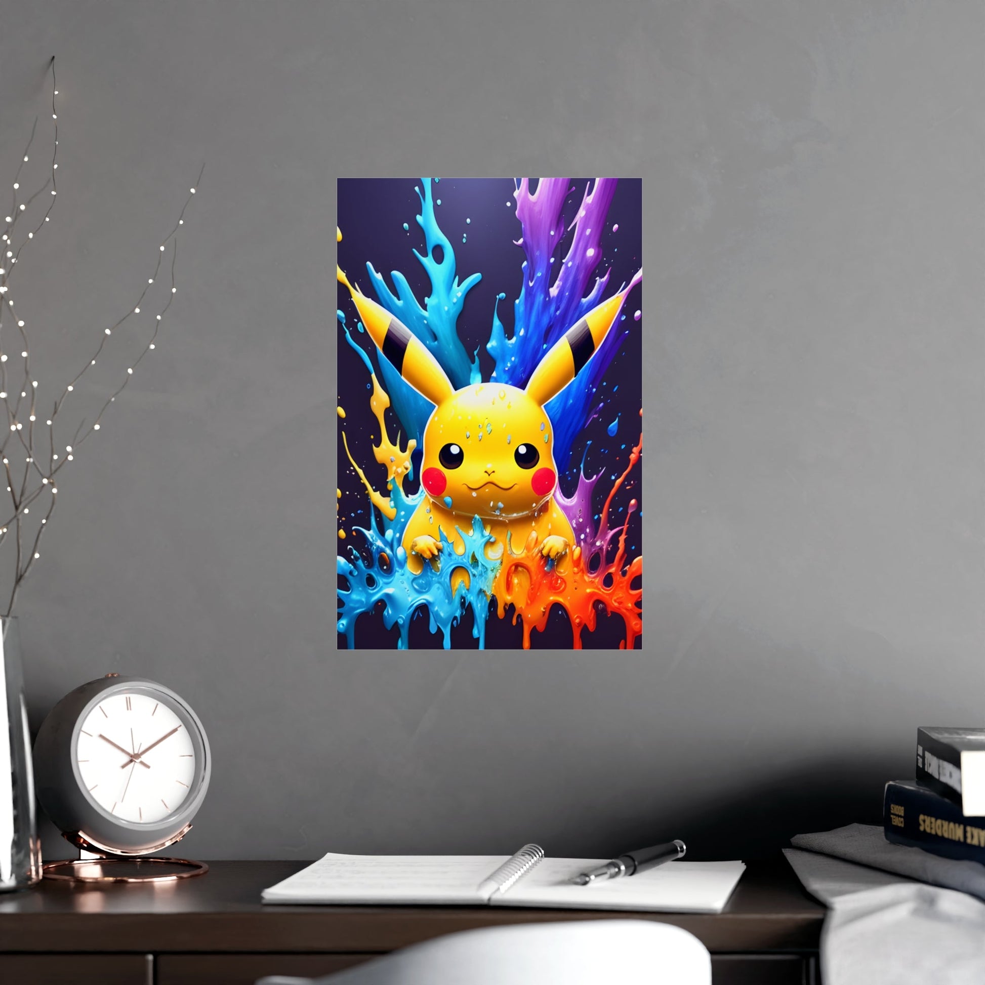 Turquoise Tsunami Matte Poster - Pokestalgia LLC