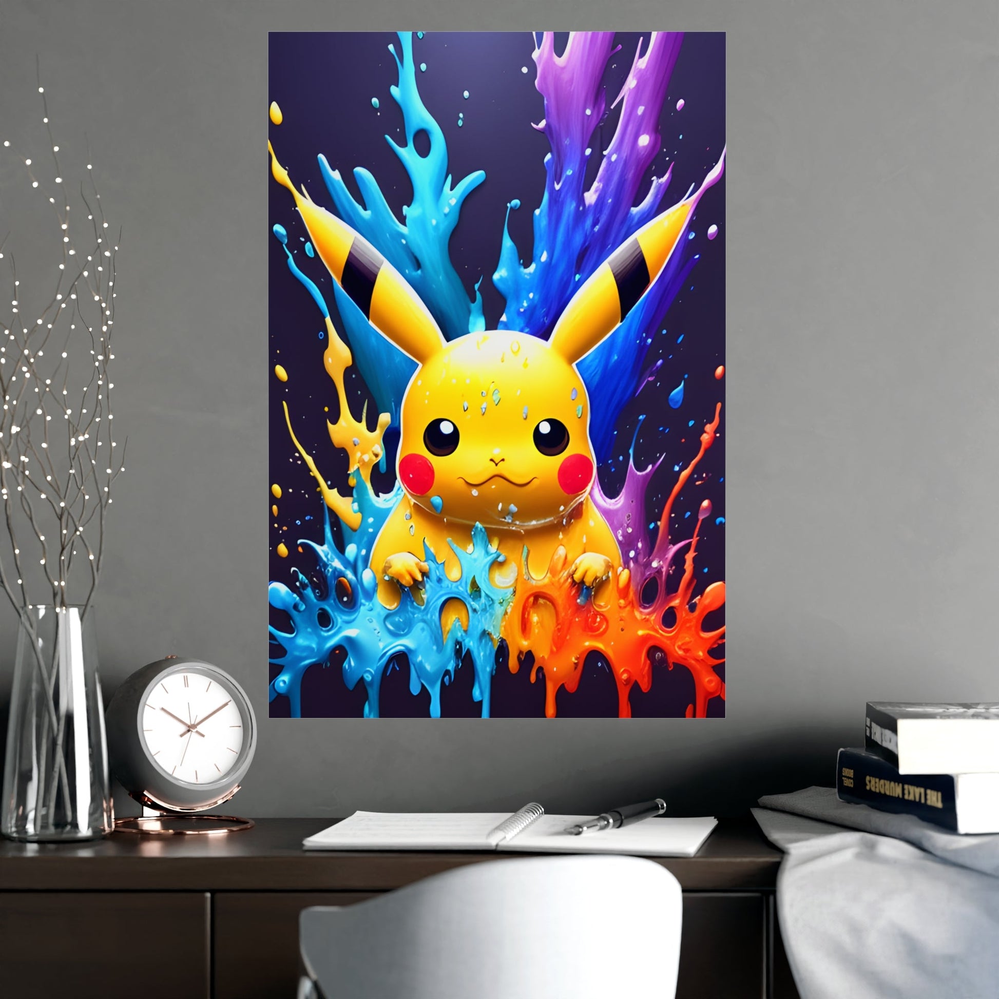 Turquoise Tsunami Matte Poster - Pokestalgia LLC
