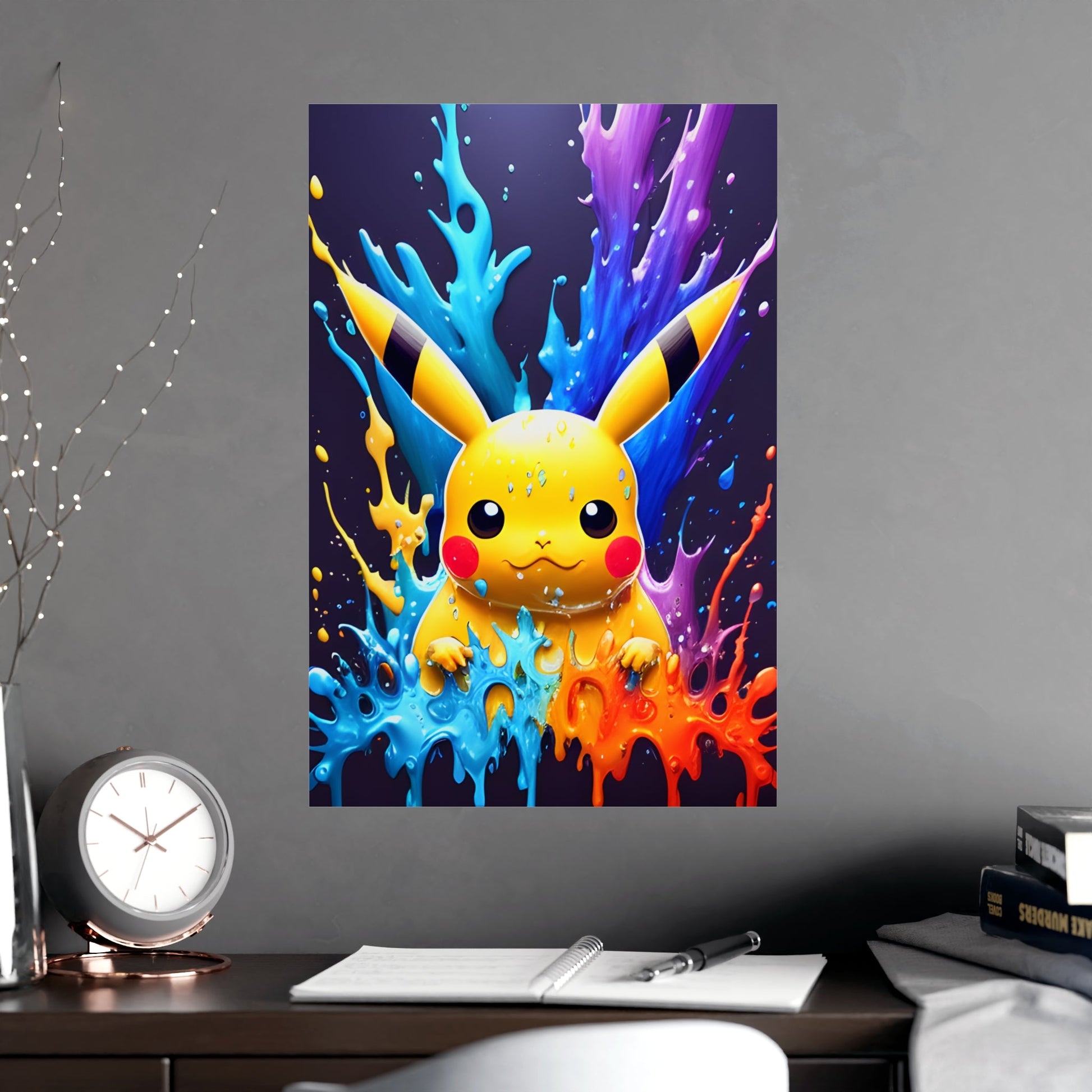 Turquoise Tsunami Matte Poster - Pokestalgia LLC