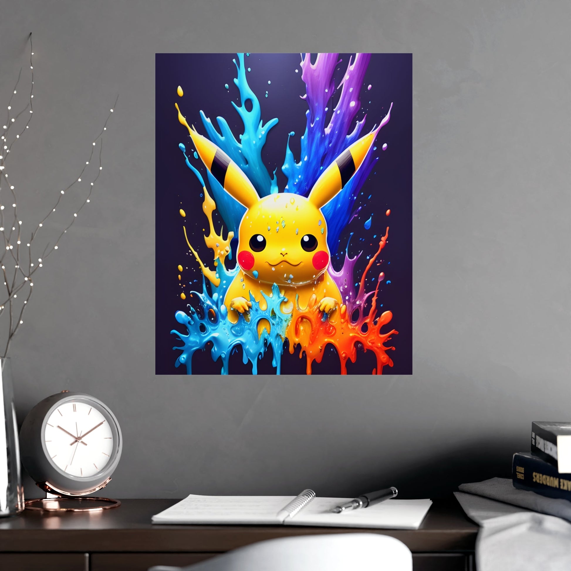 Turquoise Tsunami Matte Poster - Pokestalgia LLC