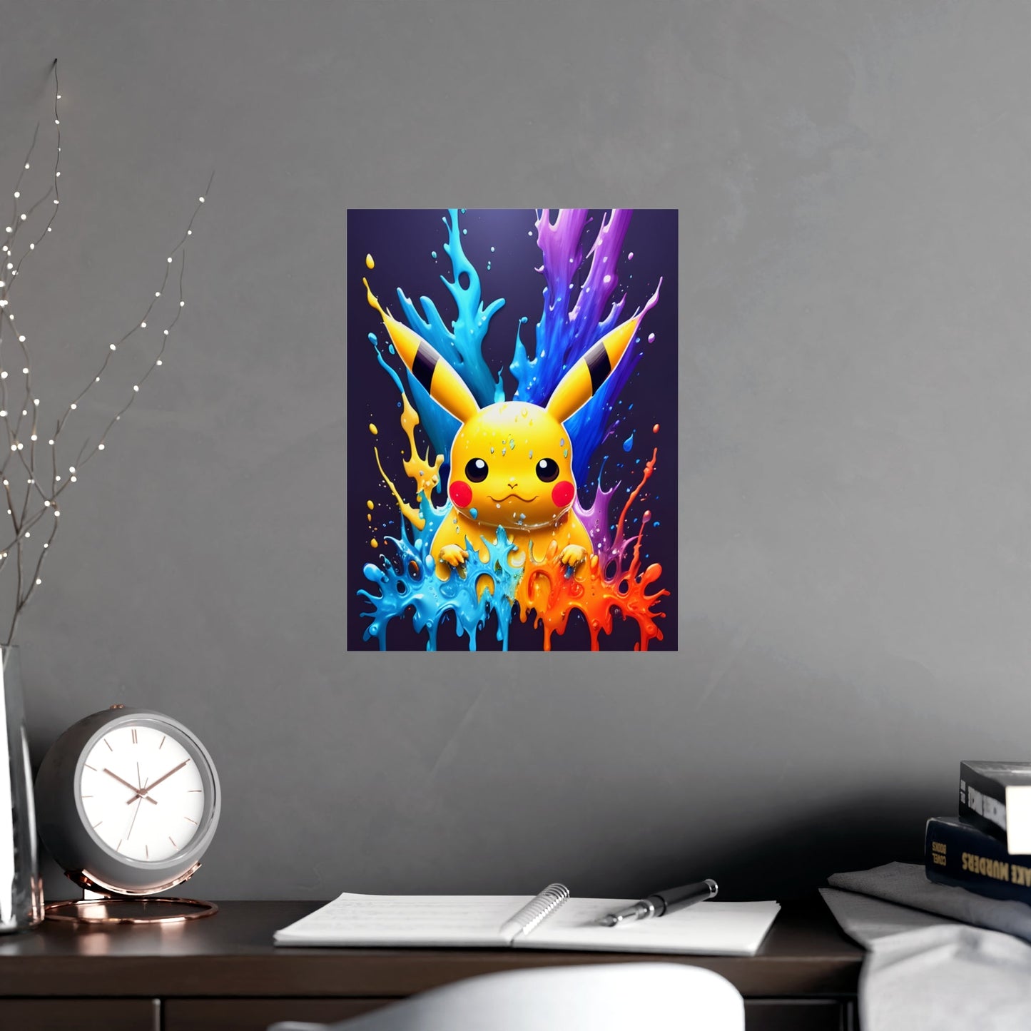 Turquoise Tsunami Matte Poster - Pokestalgia LLC