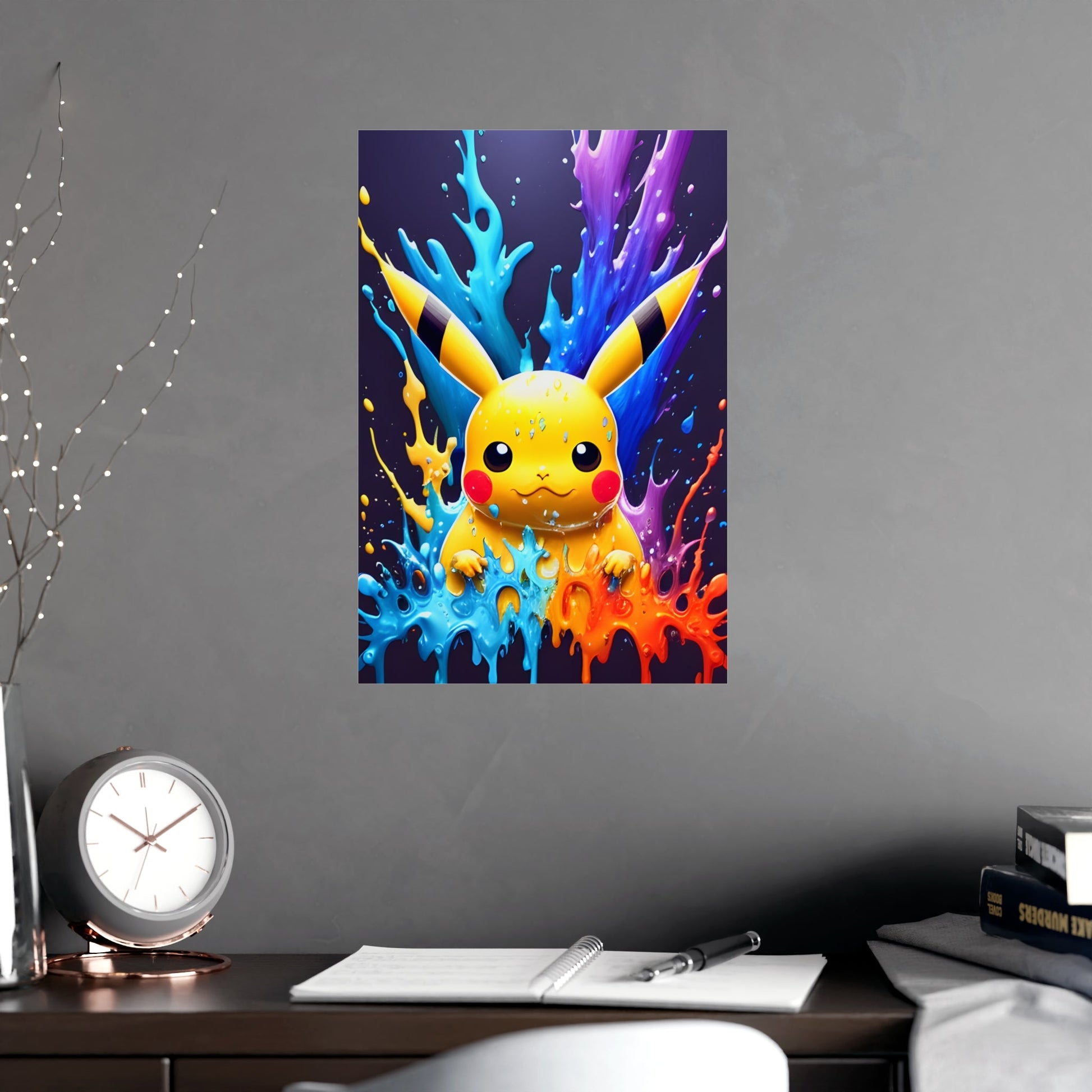 Turquoise Tsunami Matte Poster - Pokestalgia LLC