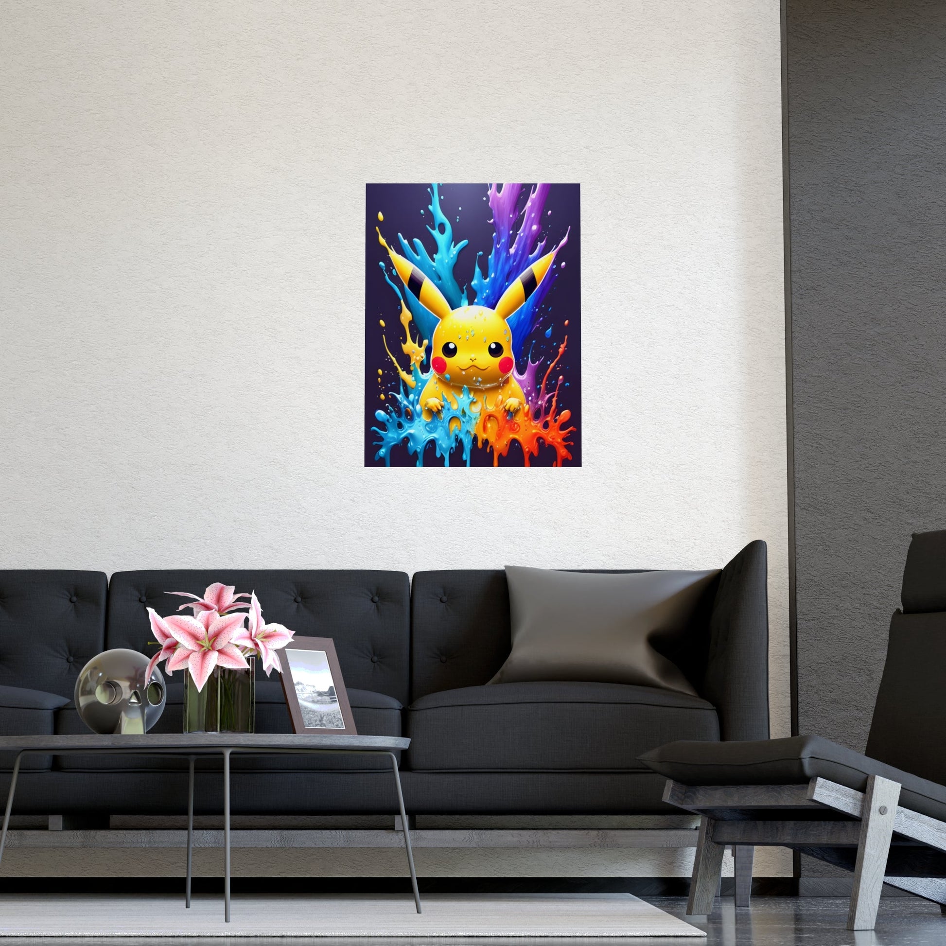 Turquoise Tsunami Matte Poster - Pokestalgia LLC