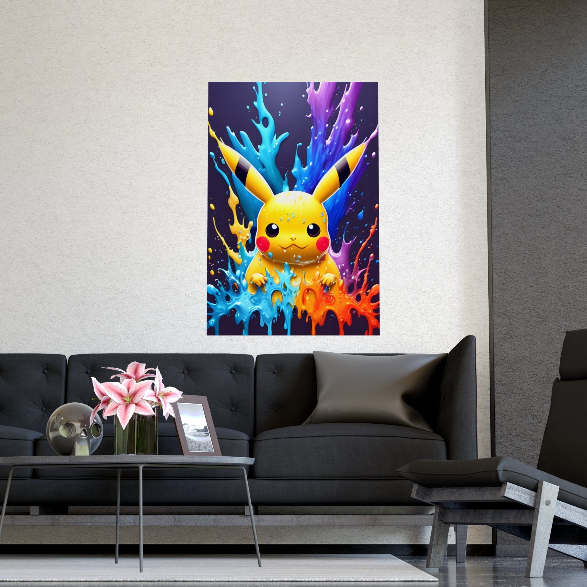 Turquoise Tsunami Matte Poster - Pokestalgia LLC