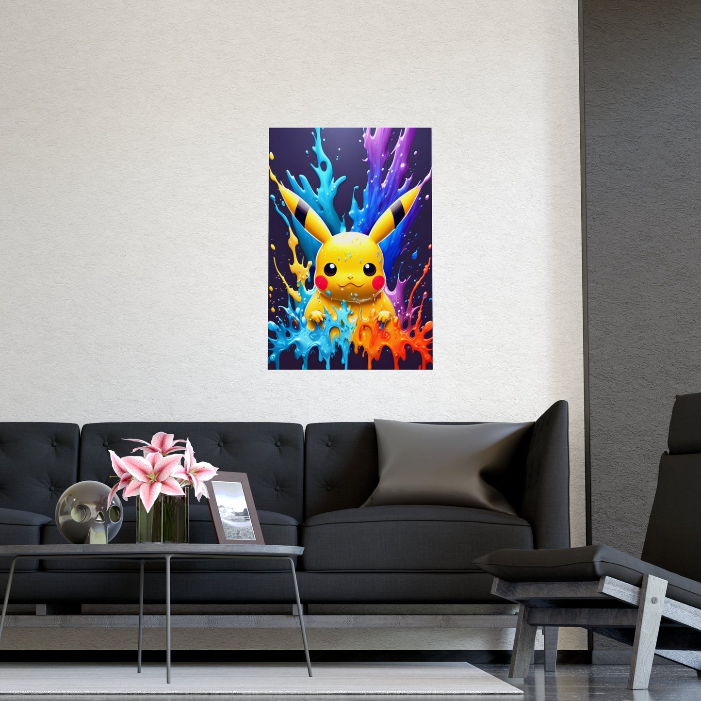 Turquoise Tsunami Matte Poster - Pokestalgia LLC