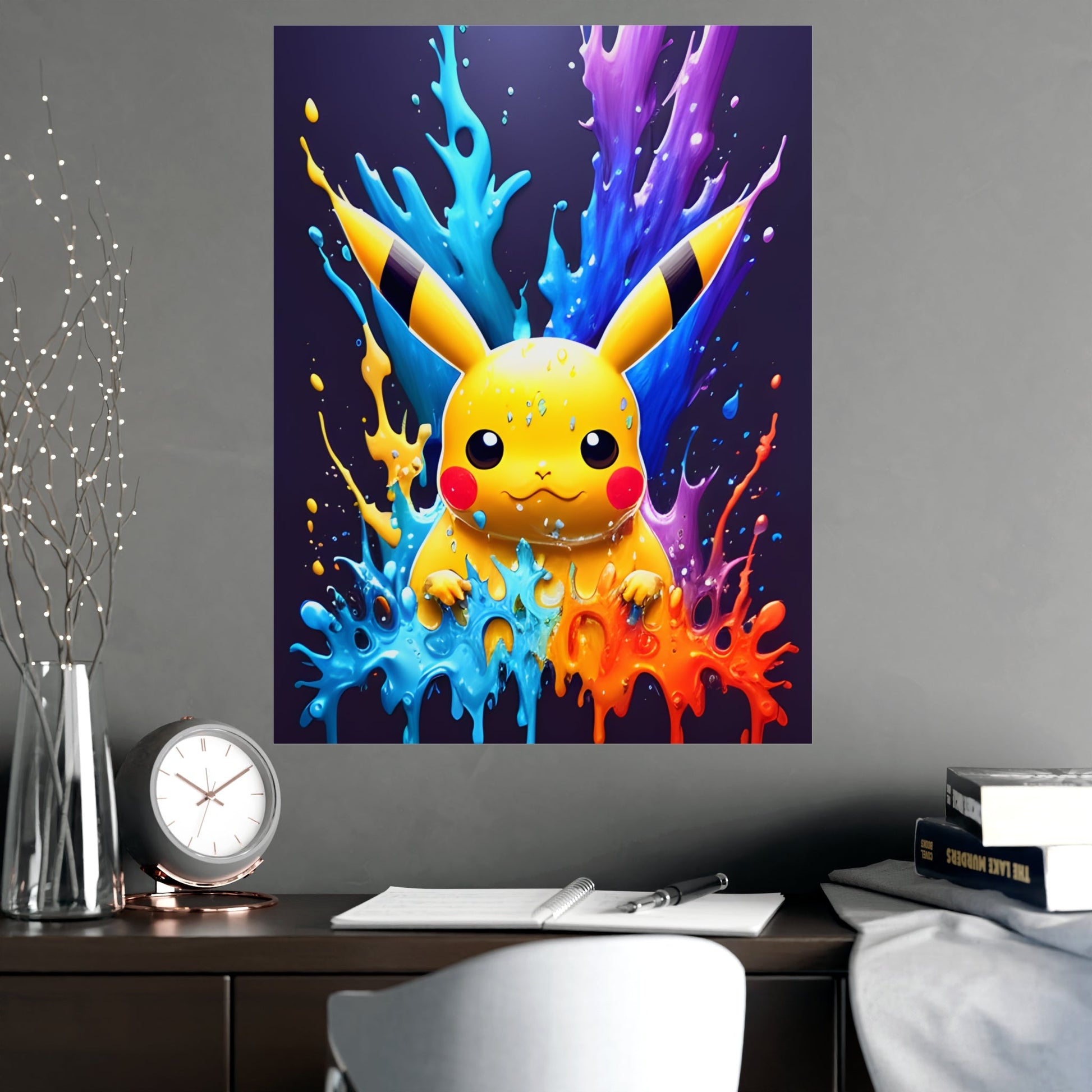 Turquoise Tsunami Matte Poster - Pokestalgia LLC