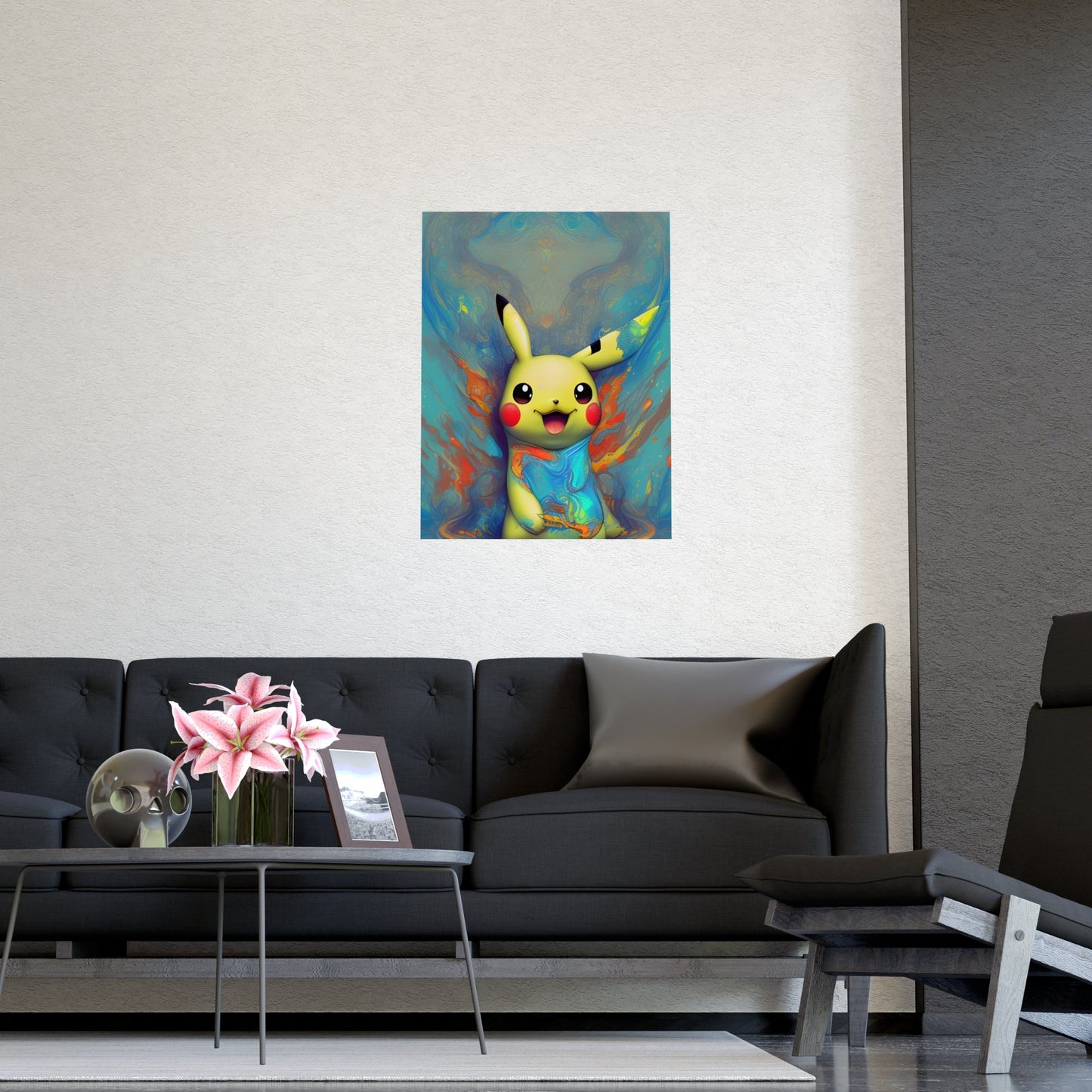 Ultramarine Utopia Matte Poster - Pokestalgia LLC